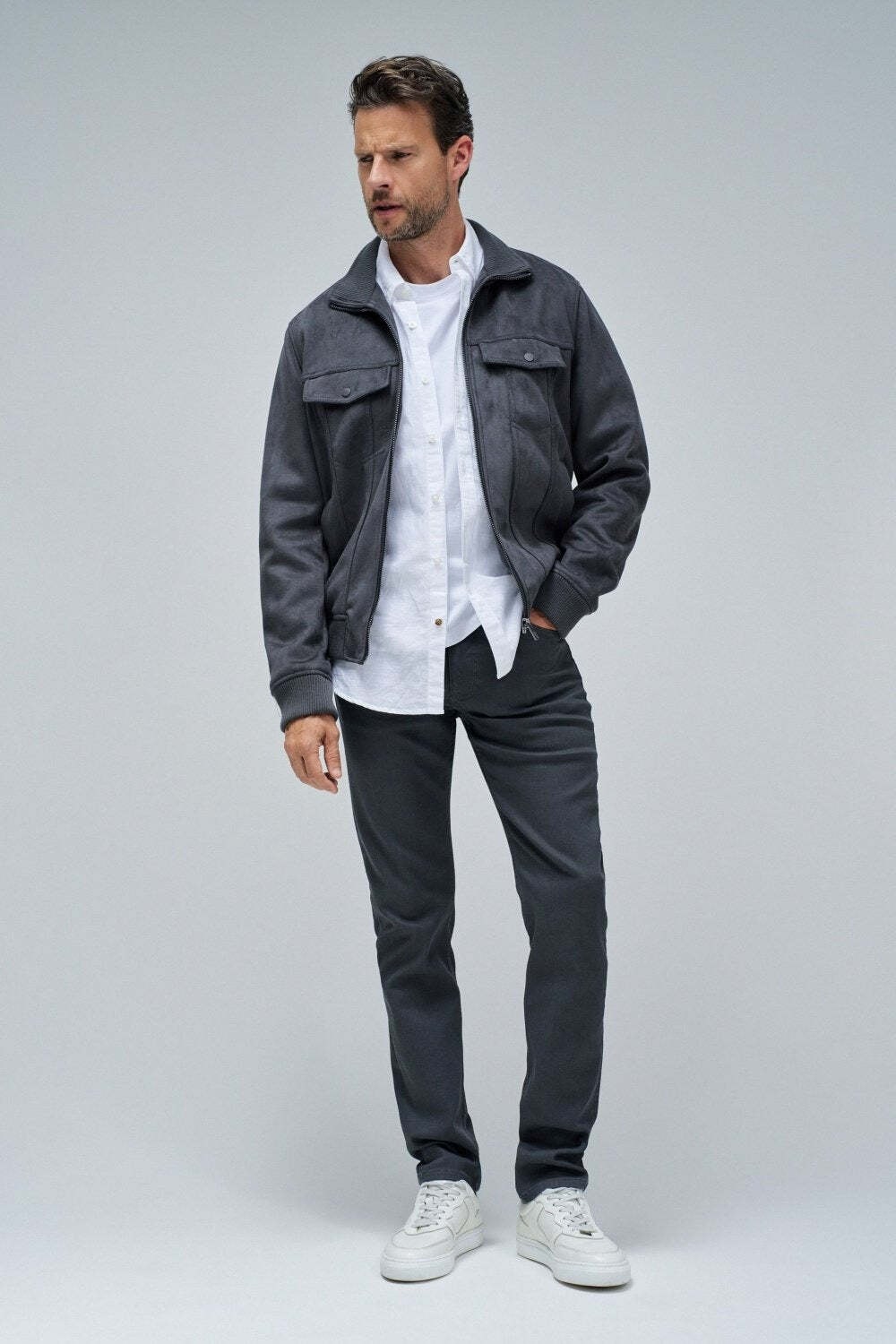 Salsa Kurzjacke »Salsa Jeans Jacke Suede Trucker Jacket«