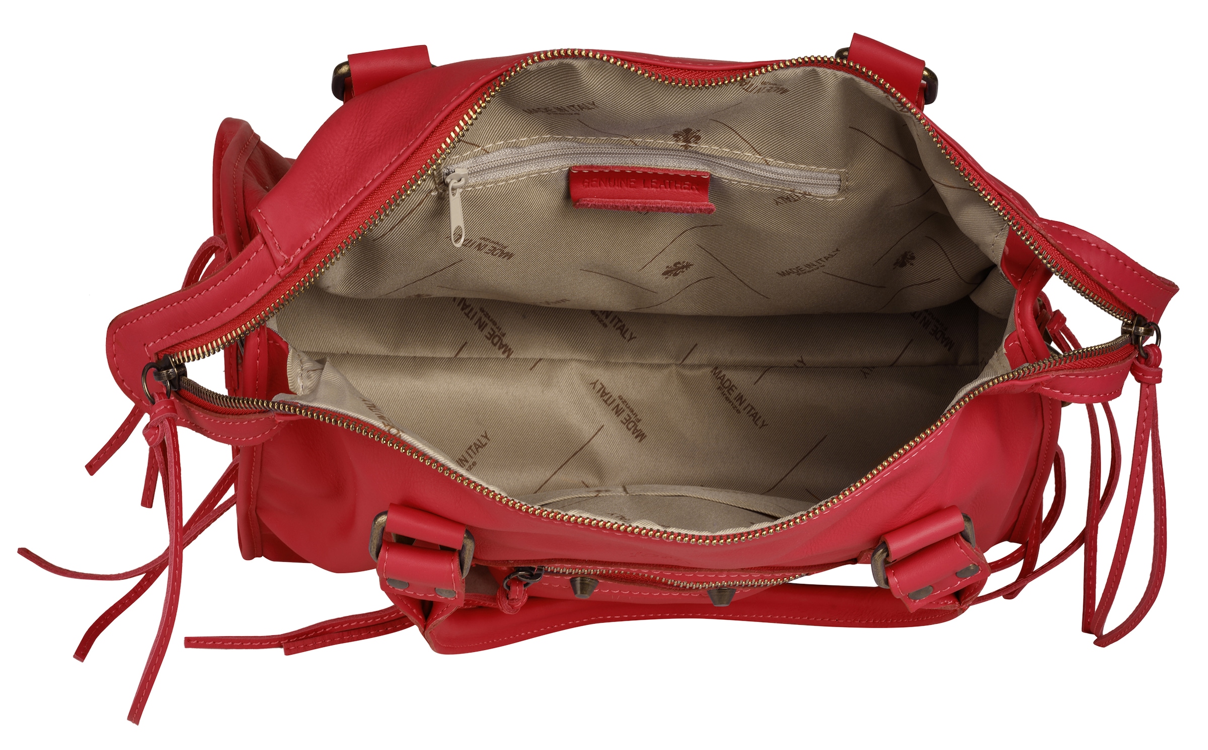 forty° Shopper echt Leder, Made in Italy