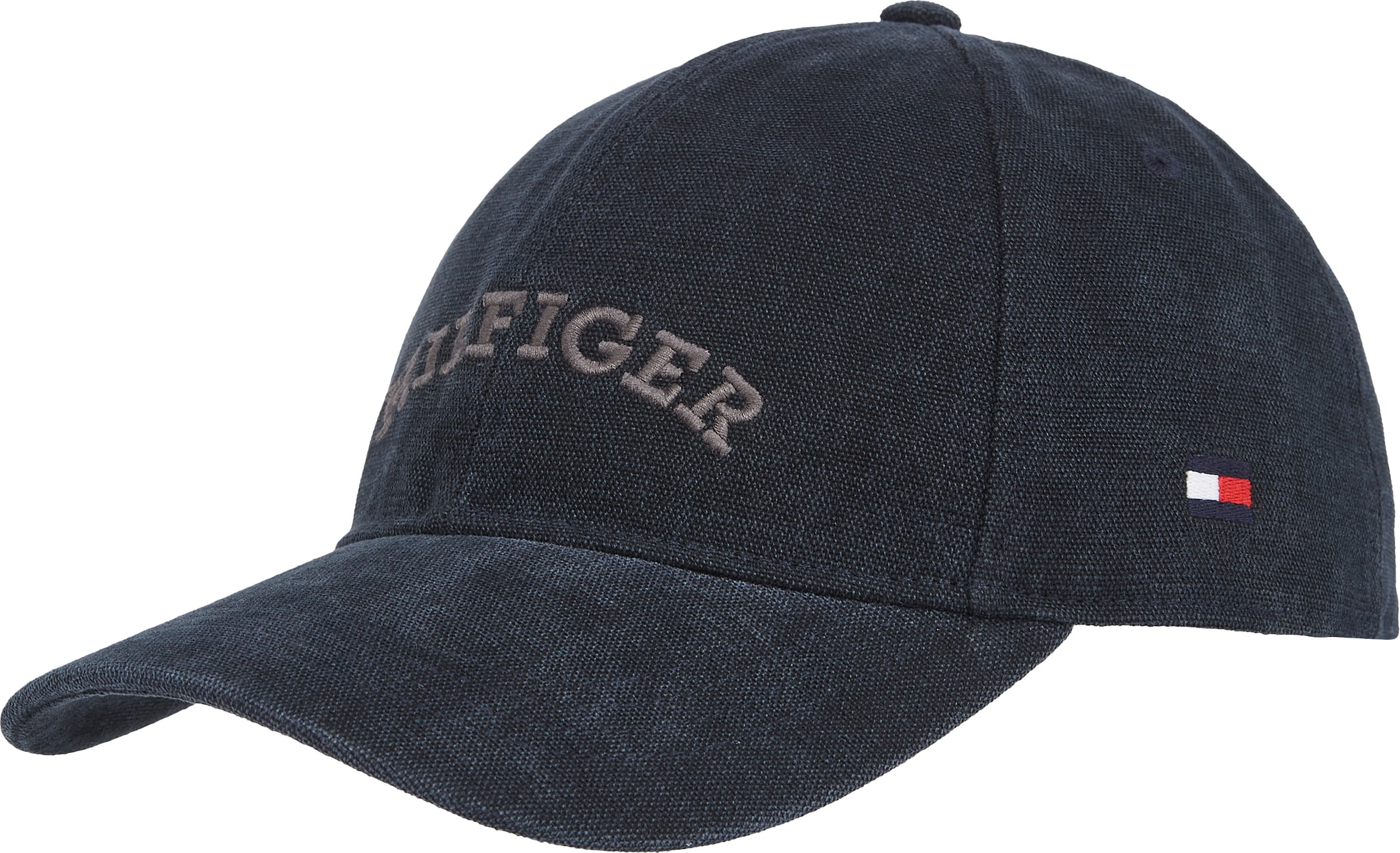 TOMMY HILFIGER Baseball Cap »MONOTYPE SOFT WASH 6 PANEL CAP«, Klemmverschluss, Logoprägung