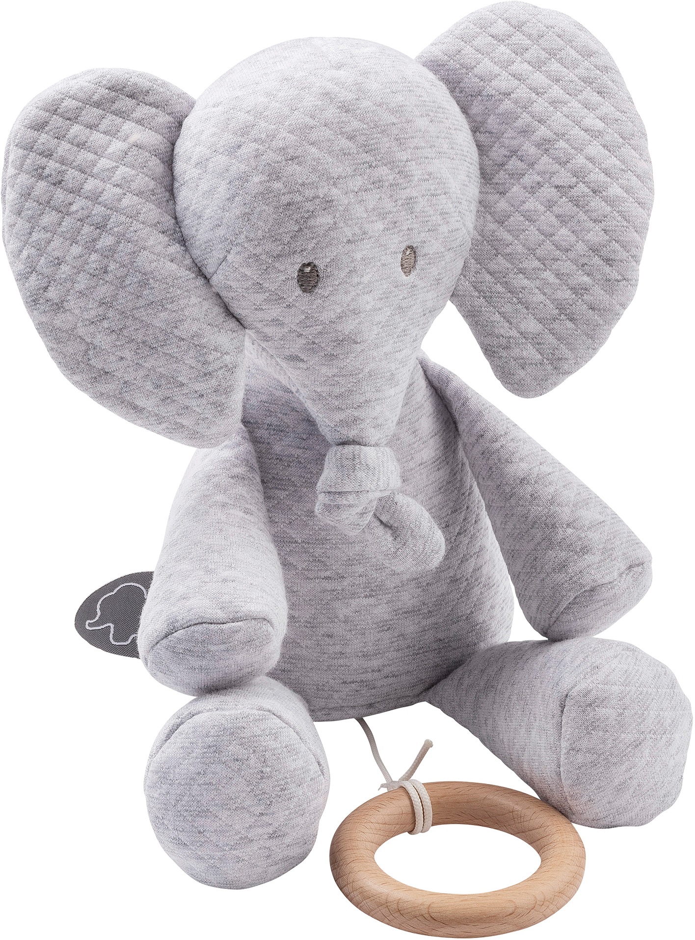Image of Nattou Spieluhr »Tembo, Elefant, 28 cm«, Jacquard grau bei Ackermann Versand Schweiz