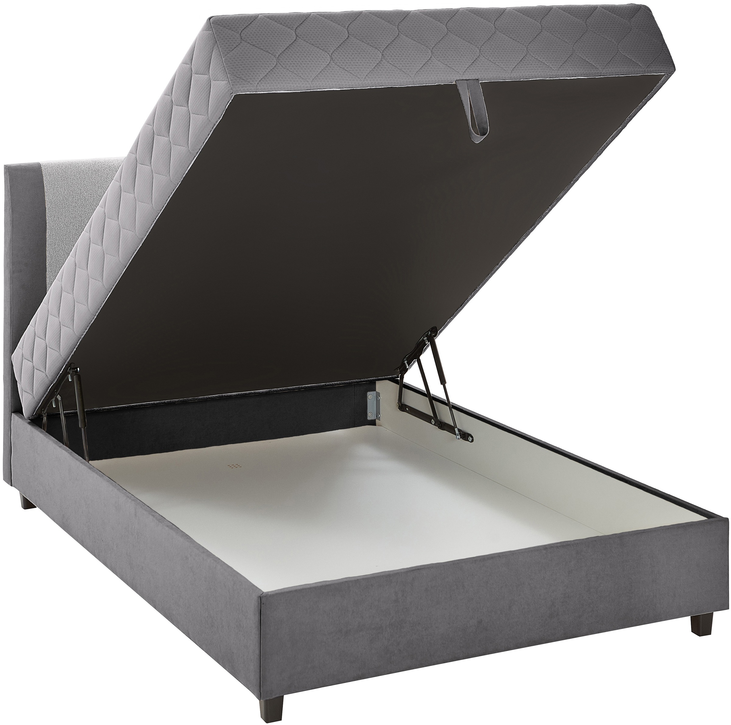 ATLANTIC home collection Boxbett »Borgholm«, mit Taschen-Federkernmatratze, Bettkasten und Absetzung im Kopteil