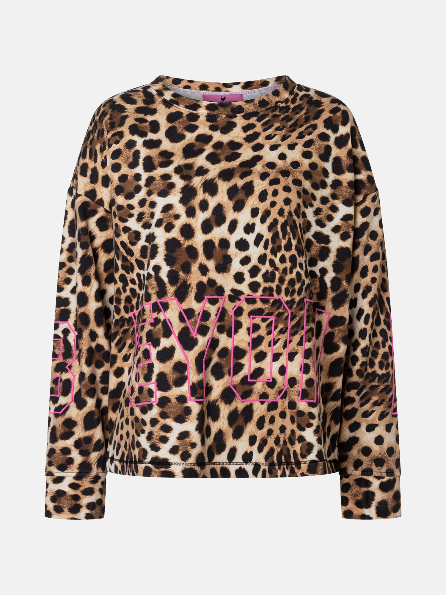 Lieblingsstück Sweater »SuleL«, mit gesticktem Schriftzug, lockere Passform
