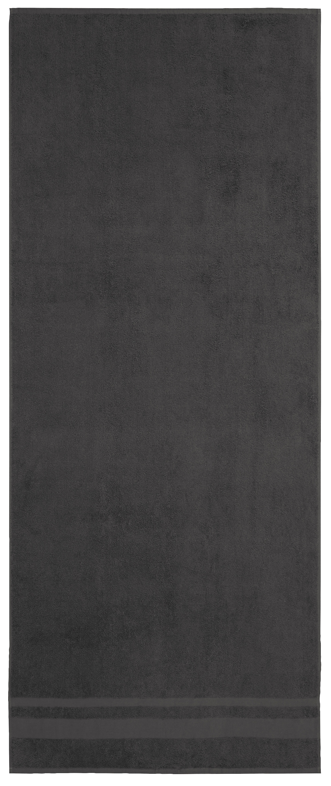 my home Serviette de sauna »Vanessa, als Set und Serie erhältlich, 2 Saunatücher, 80x200cm« Handtücher mit Bordüre, 100% Baumwolle, einfarbig, weich