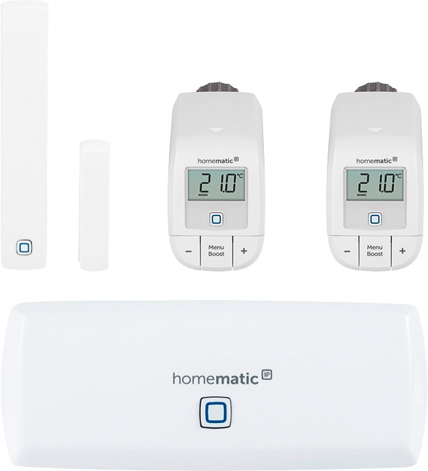Image of Homematic IP Smart-Home Starter-Set »Raumklima (WLAN) + 1 zusätzliches Heizkörperthermostat basic« bei Ackermann Versand Schweiz