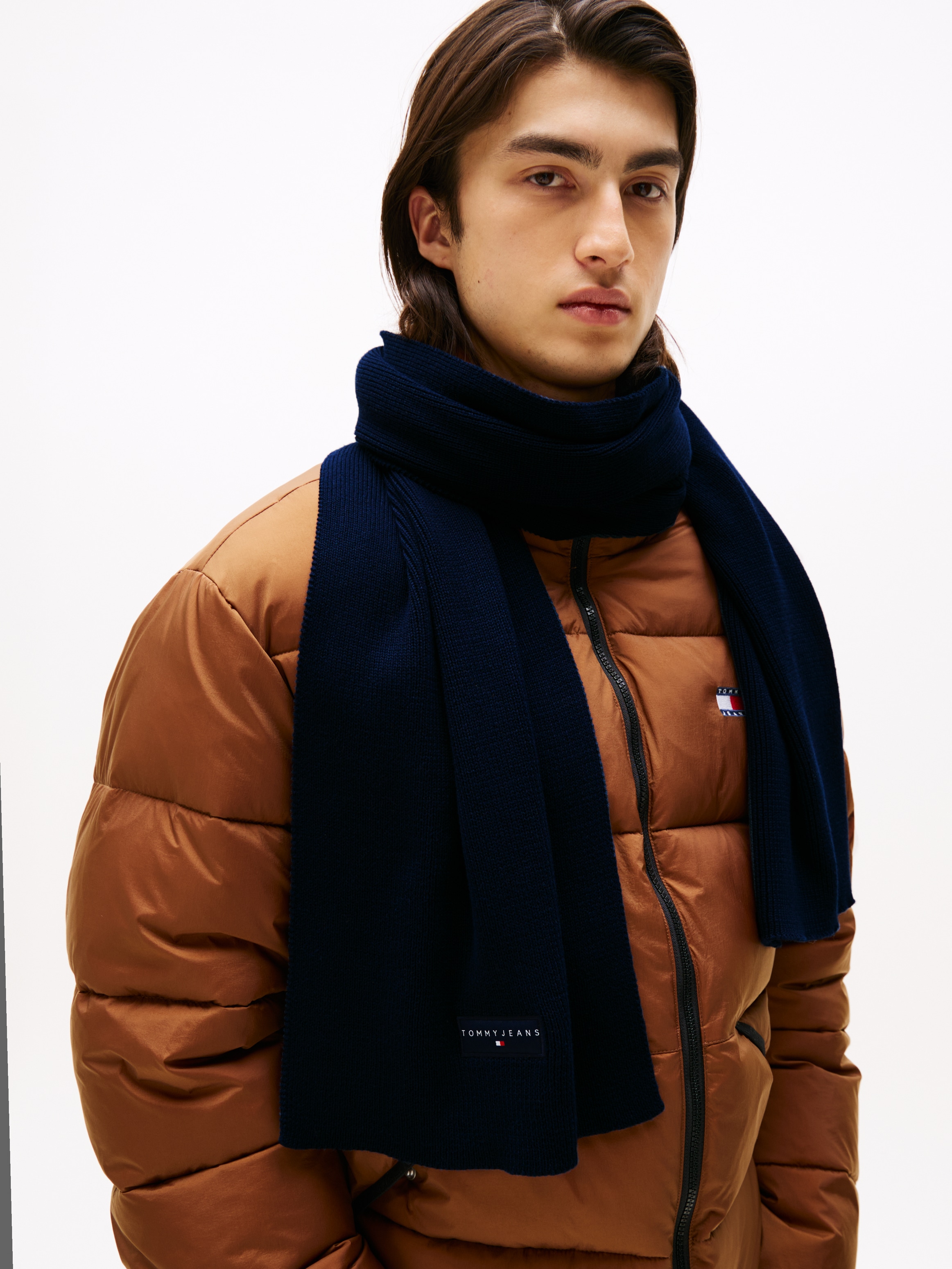Tommy Jeans Strickschal »TJM LINEAR«, in Grobstrick