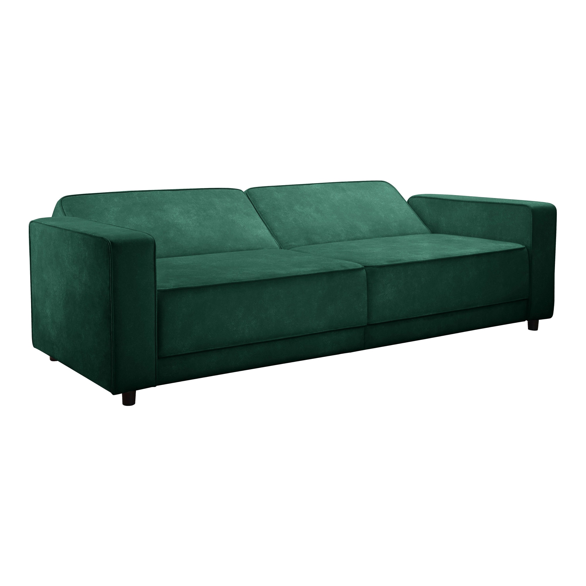 Dorel Home 3-places »ALLIE Schlafsofa 225 cm« fonction lit (108/190cm), velours côtelé tendance ou velours facile d'entretien