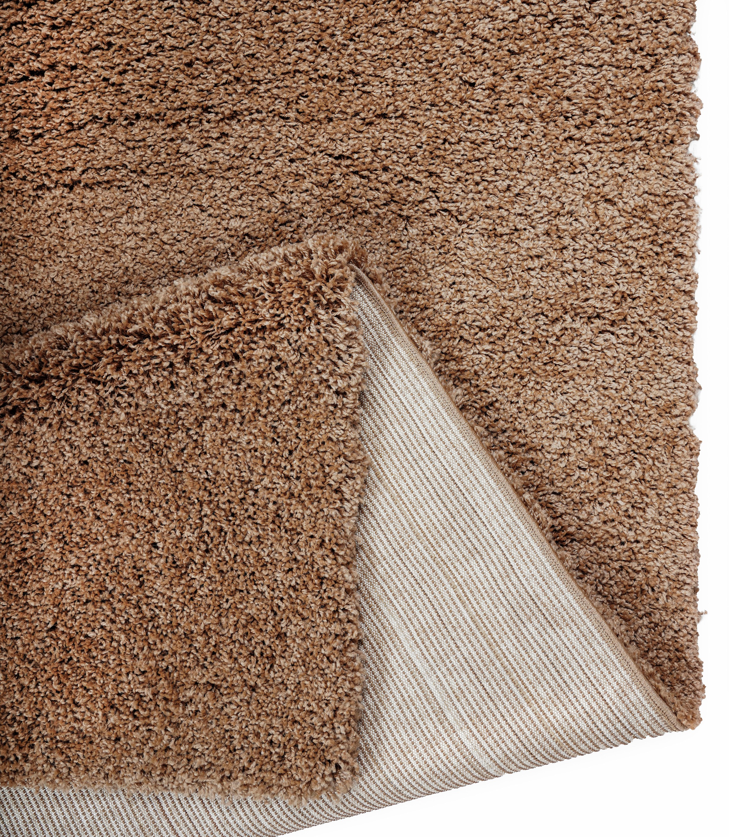 Bruno Banani Läufer »Shaggy Soft«, rechteckig, 30 mm Höhe, Läufer, Brücke, gewebt, Uni-Farben, besonders weich