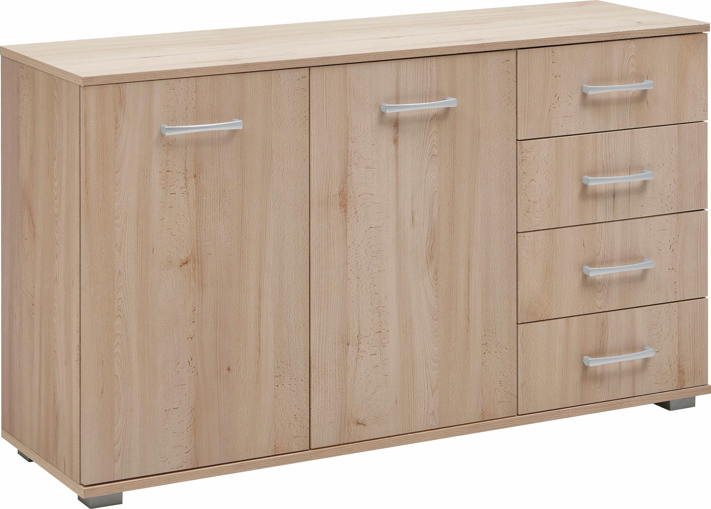 Image of priess Kombikommode "Barcelona mit 4 Schubkästen und Tür in 6 Farben"