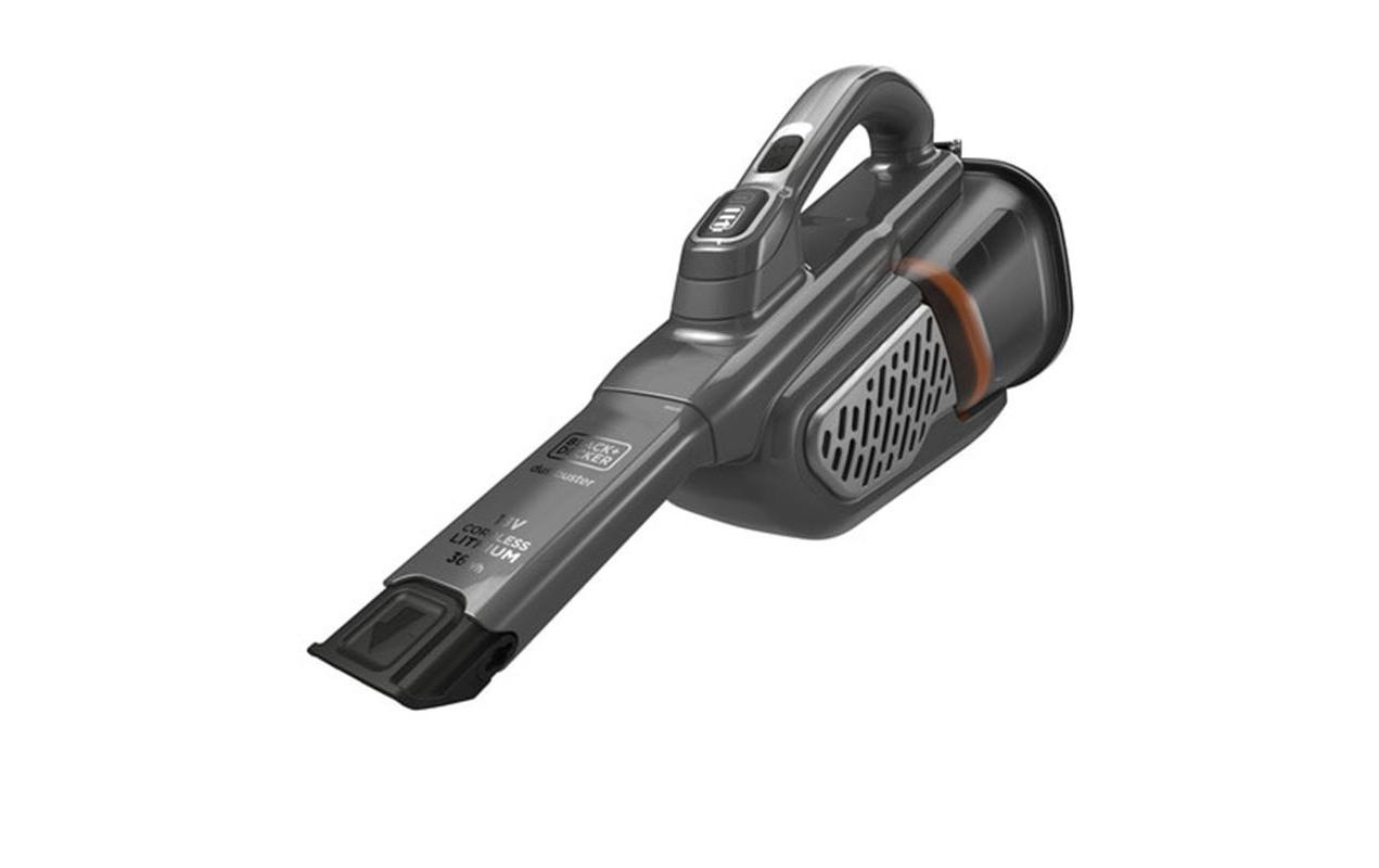 Black + Decker Akku-Handstaubsauger »36Wh 18V Lithium Titanium, Silberfarben, Schwarz«