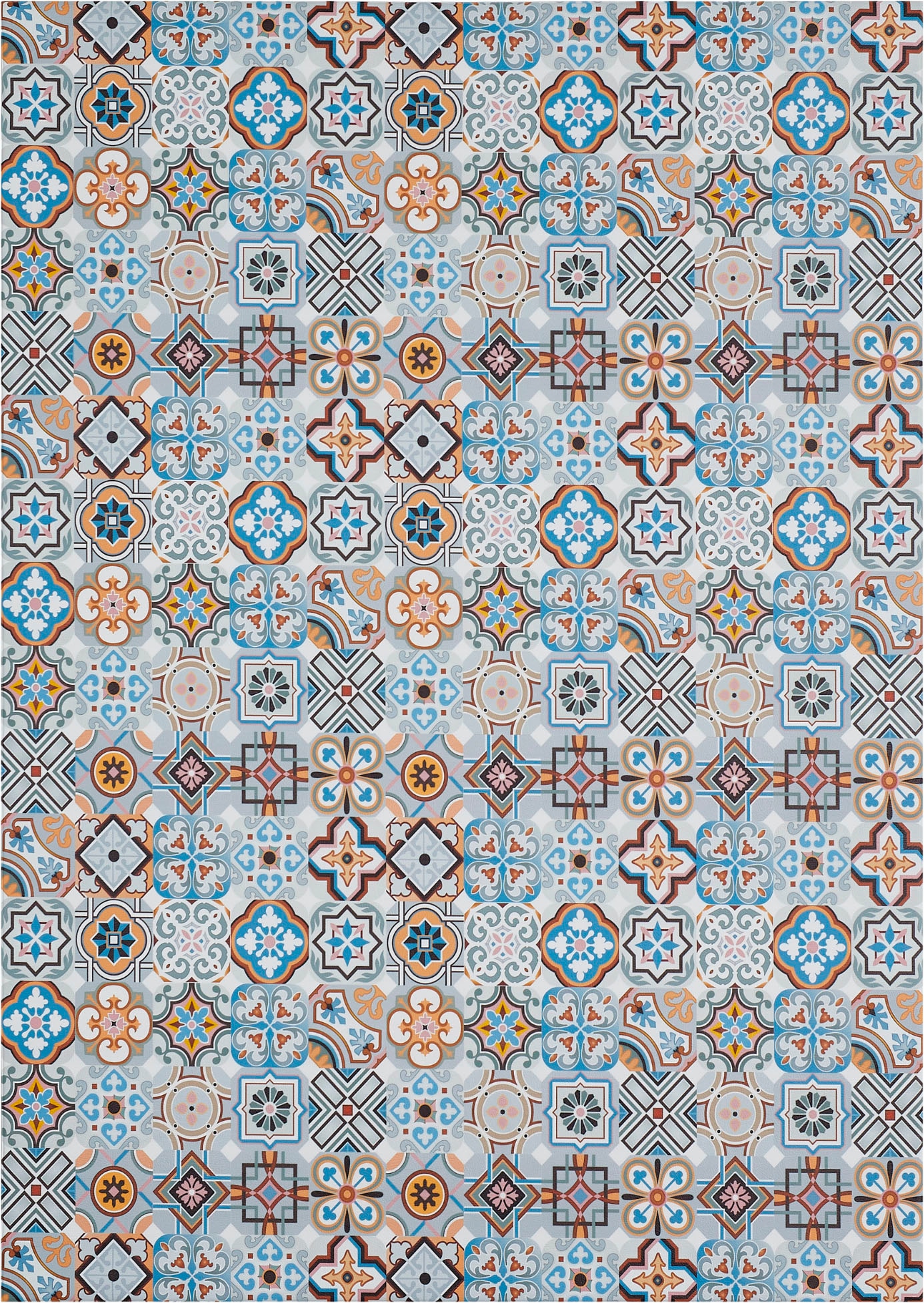 Andiamo Vinylteppich »Marrakesch«, rechteckig, 3,5 mm Höhe, abwischbar, rutschhemmend, Fliesen oder Beton Design, auch als Läufer