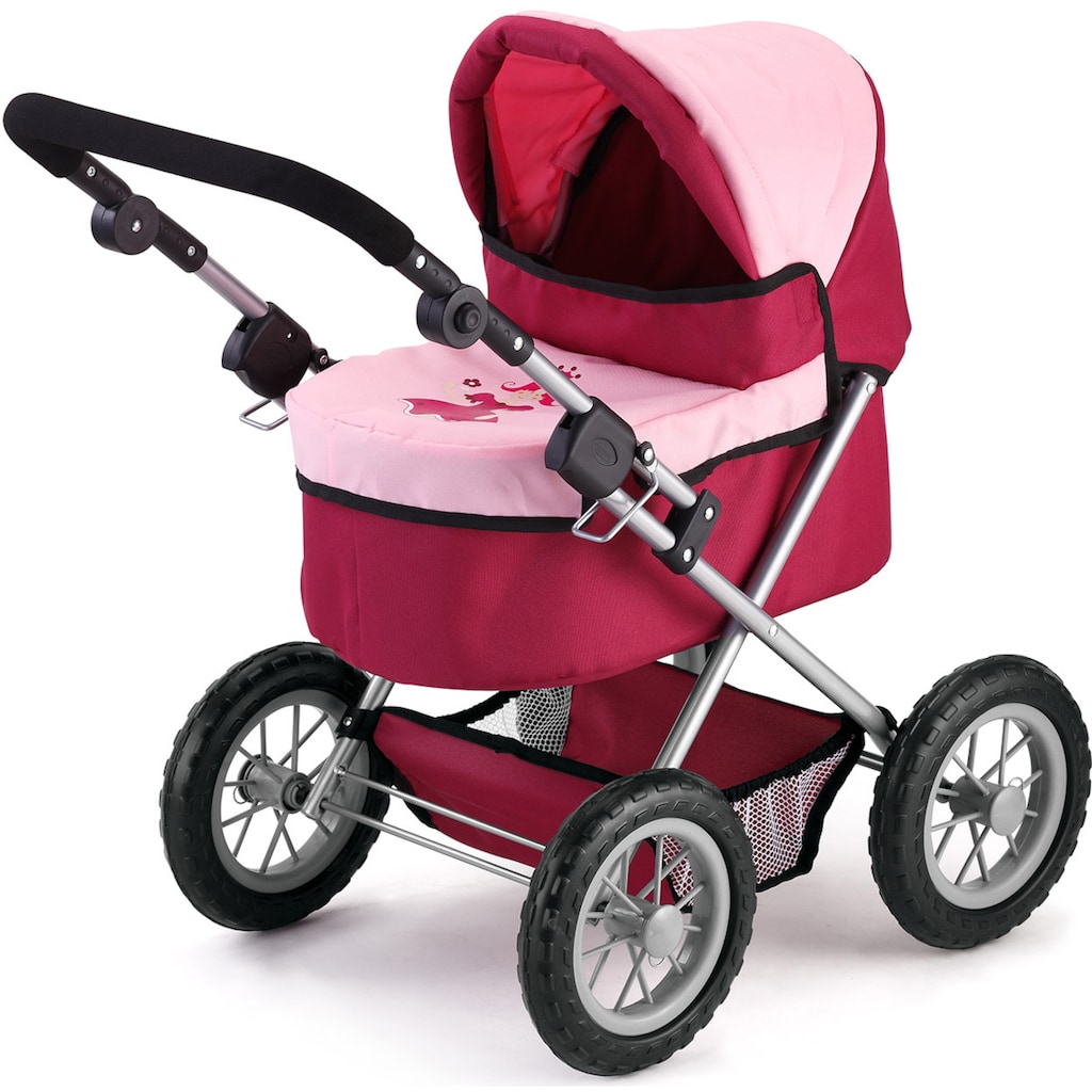Bayer Puppenwagen »Trendy, Prinzessin rot/rosa«