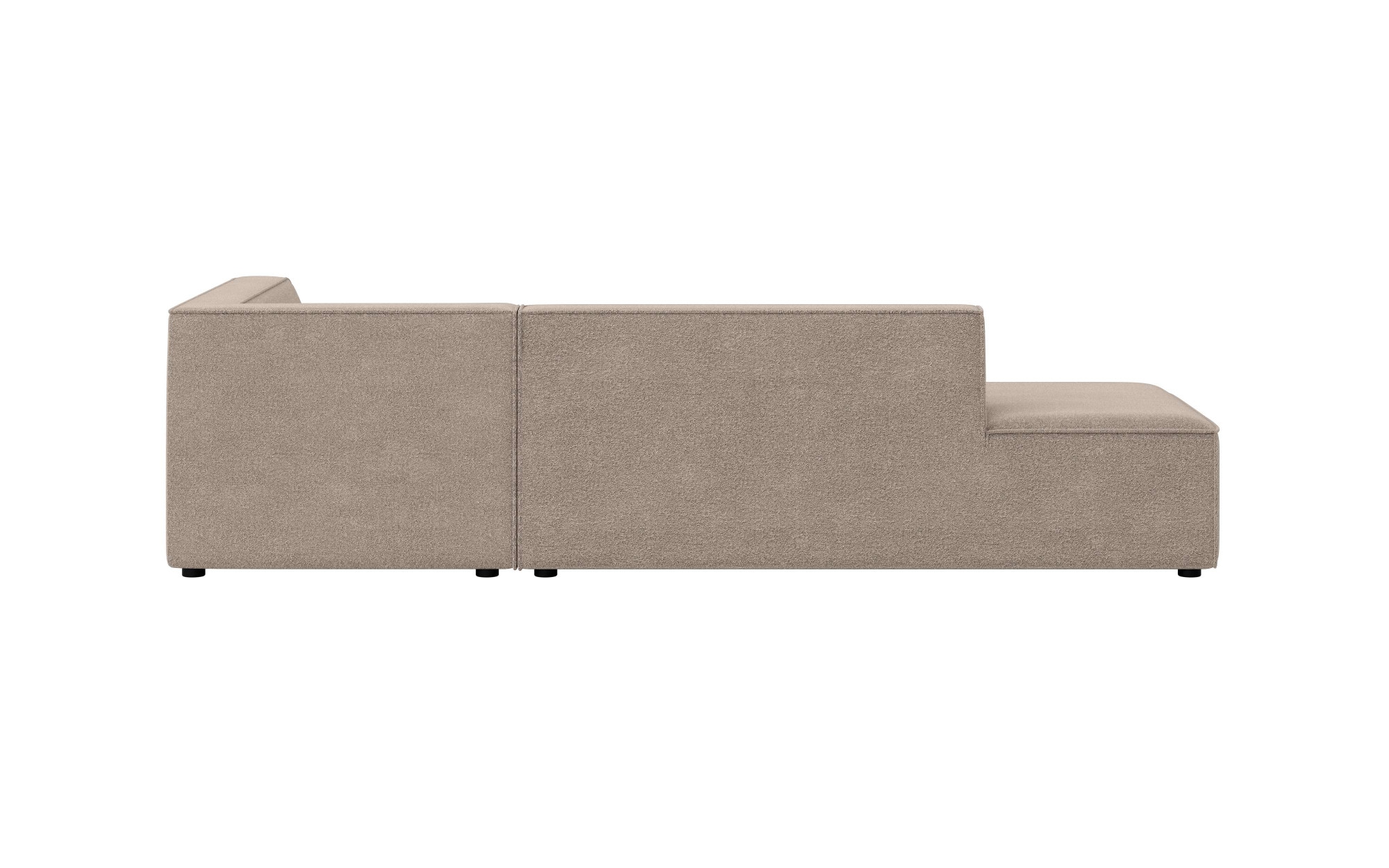 INOSIGN Ecksofa »Ecksofa Cavan mit Ottomane links oder rechts bestellbar«, L-Form mit Wellenunterfederung, Masse B/T/H: 270/180/72 cm