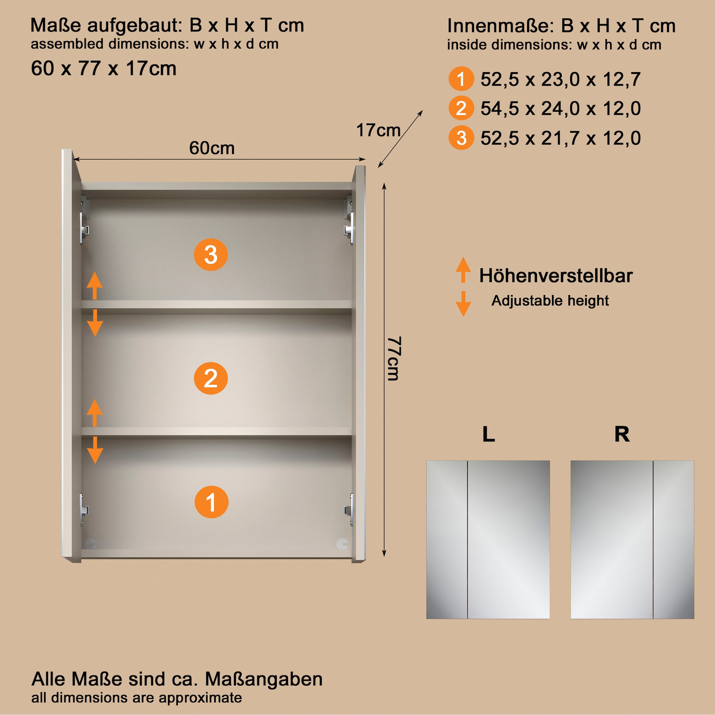 welltime Ensemble de meubles de salle de bain »Isera« 4 cuis tlg.