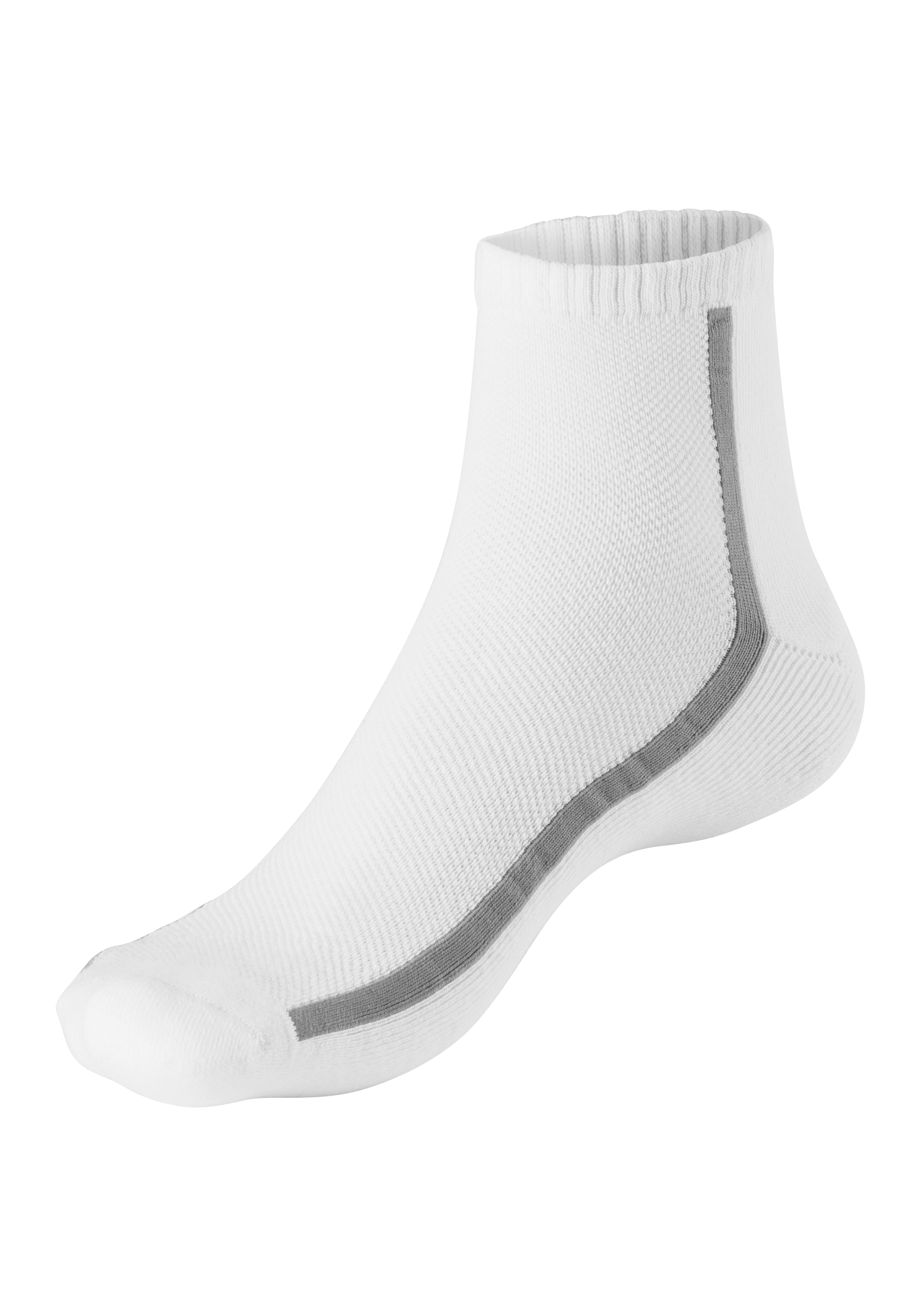 Bench. Tennissocken »Sportsocken Herren Quartersocks atmungsaktiv« Packung, 6 Paar tlg. dämpfend durch Hochfersen- Frottee