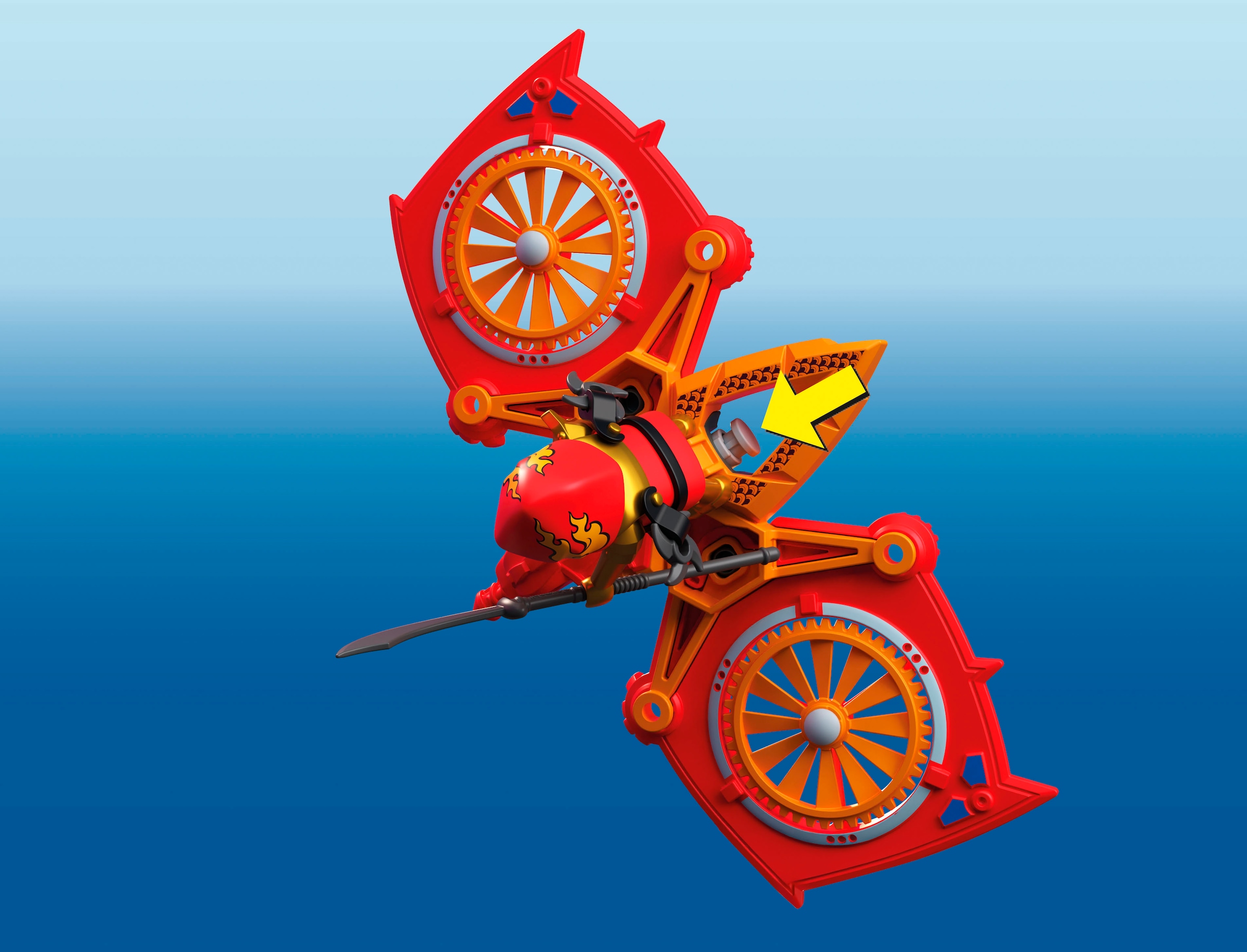 Playmobil® Konstruktions-Spielset »Helden-Drohne gegen bösen Ninja (71833), Heroes« Made in Europe