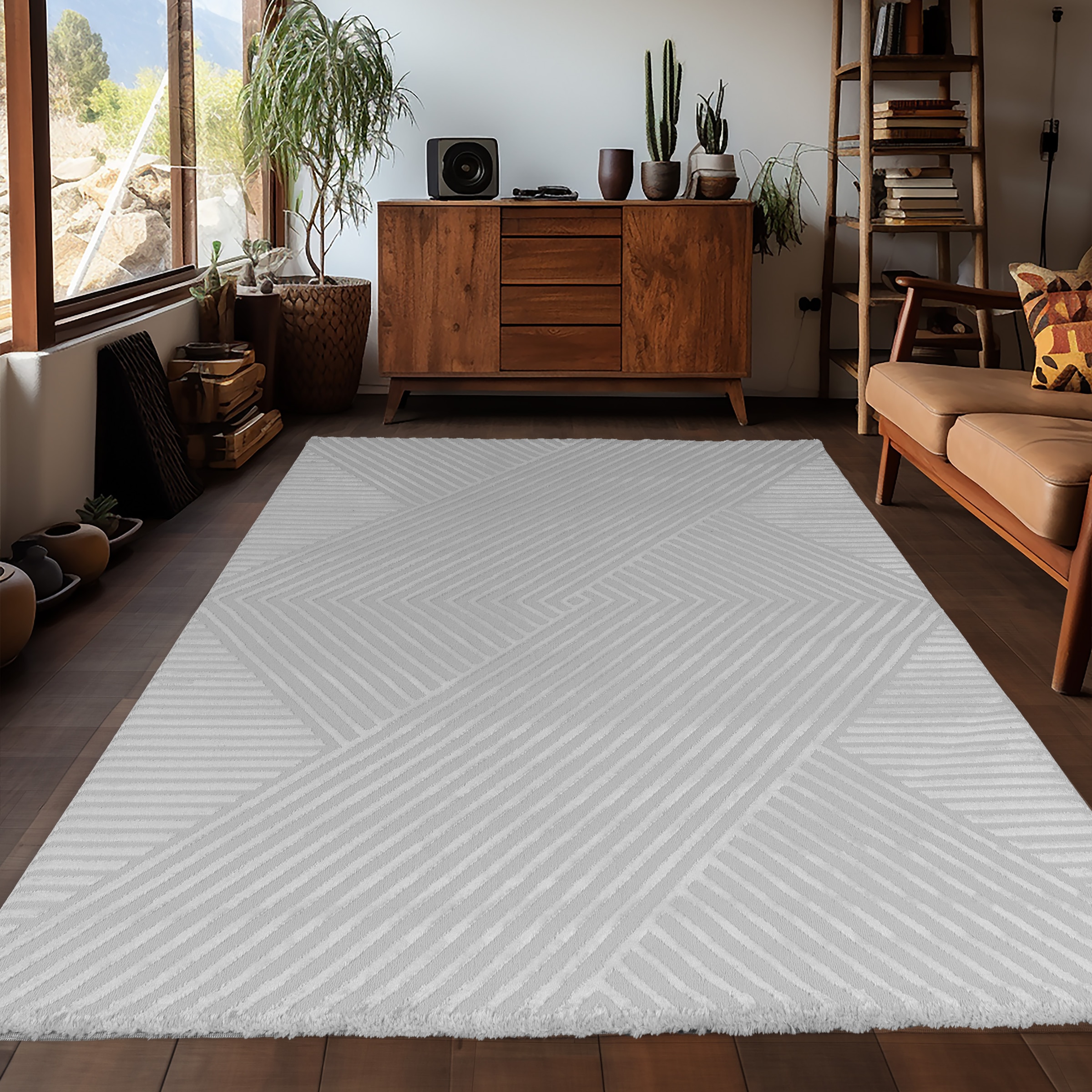 Image of Ayyildiz Teppiche Teppich "SAHARA 1115, auch als Läufer" rechteckig 12 mm Höhe Pflegeleicht / Strapazierfähig / Trend Colors/ Wohnzimmer