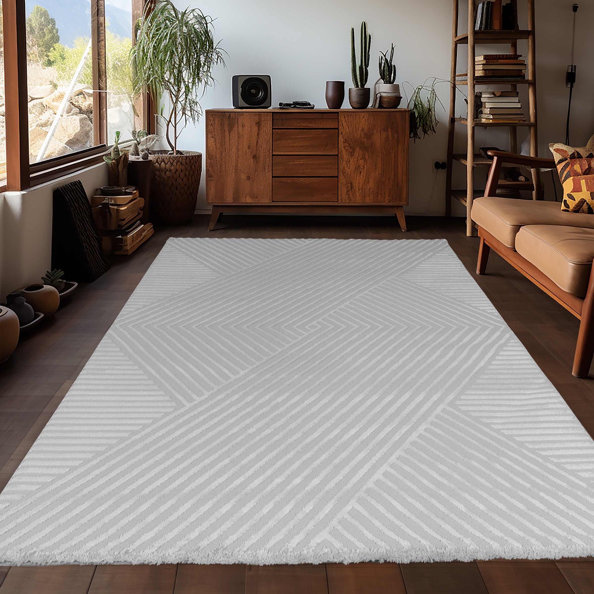 Image of Ayyildiz Teppiche Teppich "SAHARA 1115" rechteckig 12 mm Höhe Läufer / Pflegeleicht / Strapazierfähig / Trend Colors/ Wohnzimmer