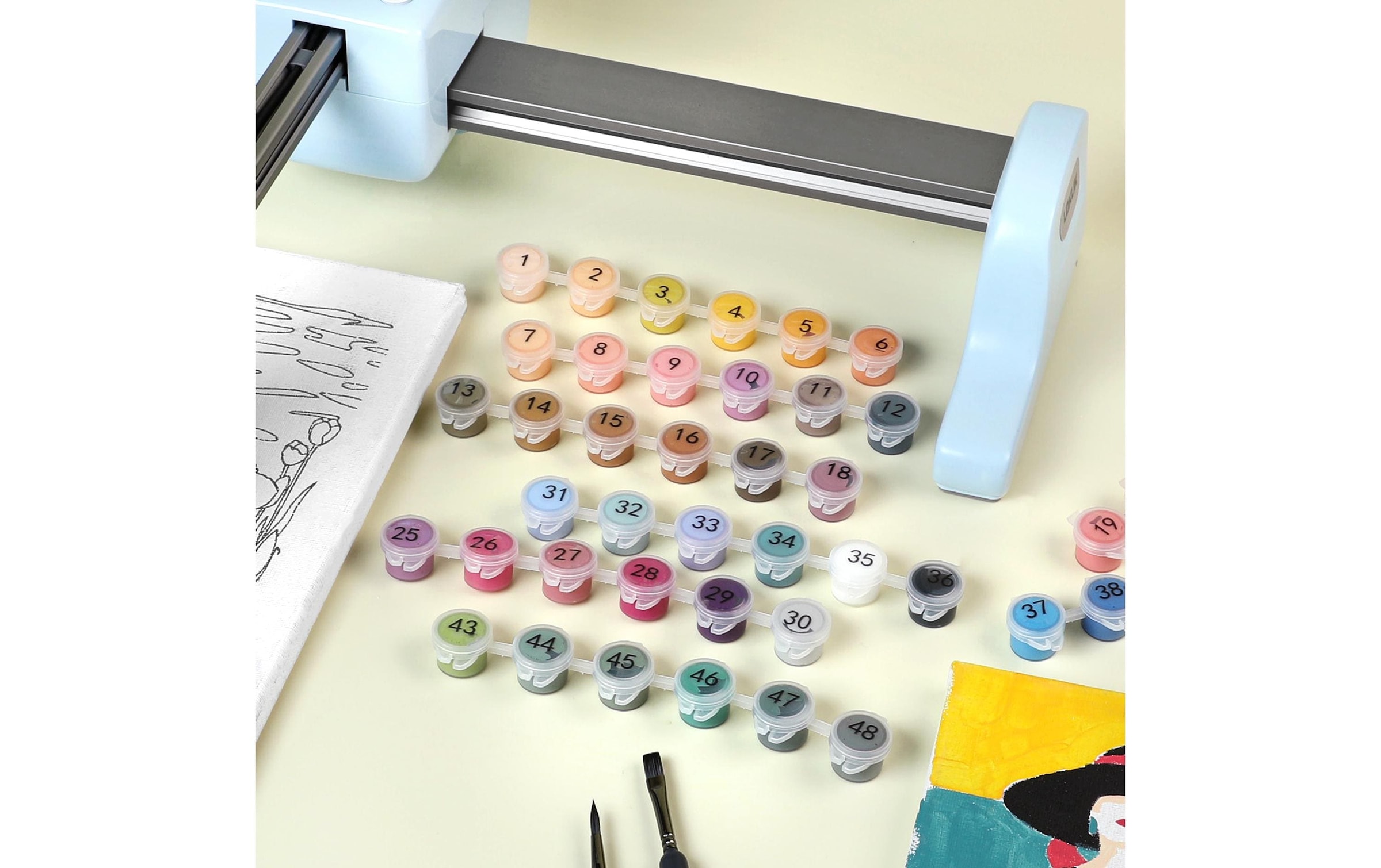 LOKLIK Peinture acrylique »für Loklik und Paint 48er Set« 48 cuis tlg.