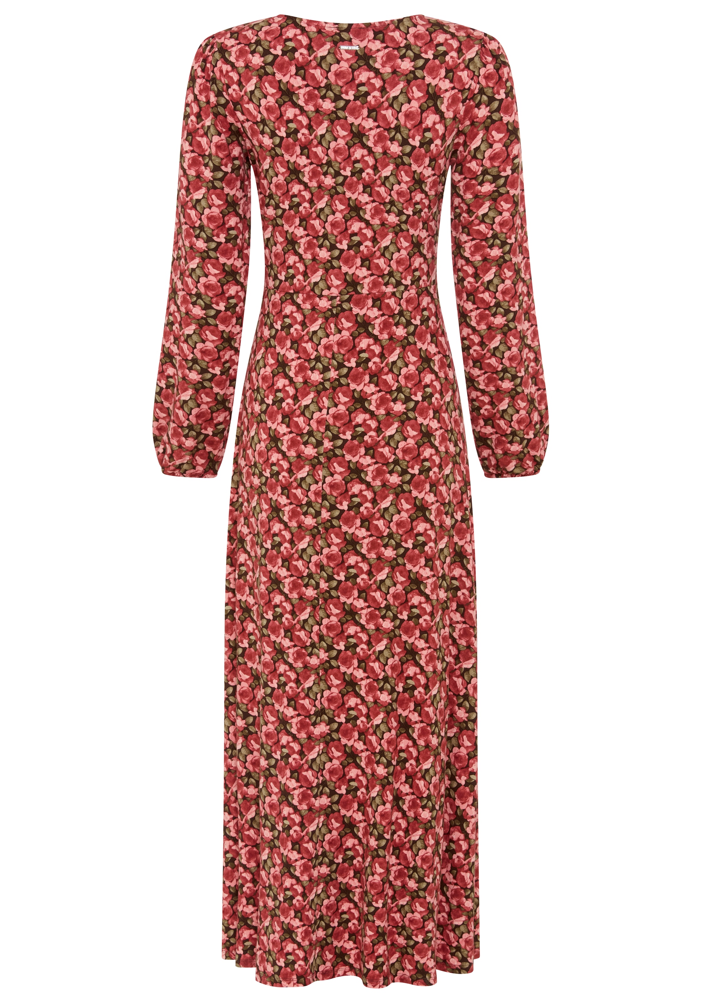 Laura Scott Robe midi »aus elastischer Shirt-Qualität« coupe près du corps avec imprimé floral