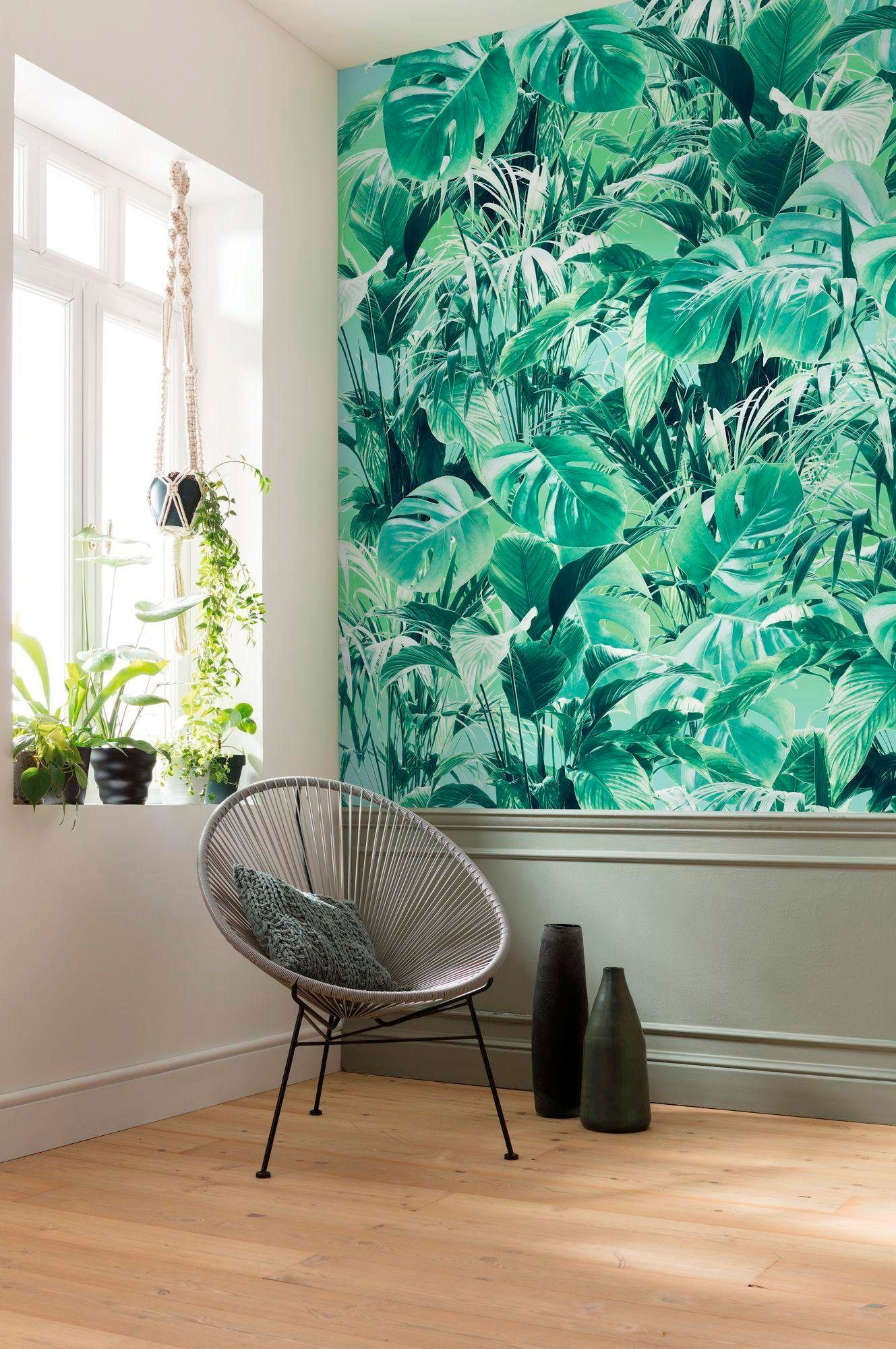 Komar Vliestapete »Digitaldruck Vlies - Evergreen - Grösse 200 x 250 cm«, bedruckt, Wohnzimmer, Schlafzimmer