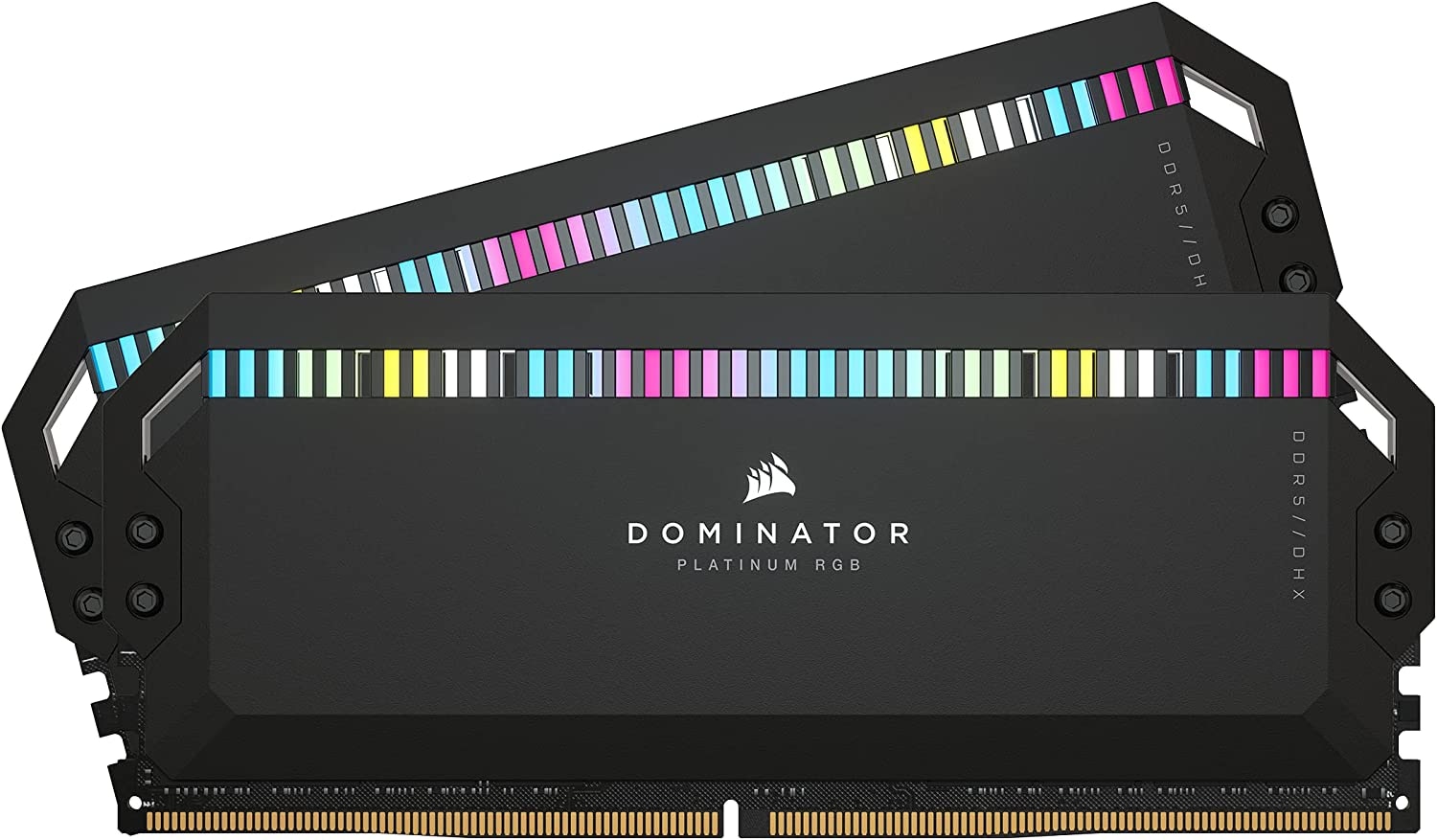 Corsair Arbeitsspeicher »DOMINATOR PLATINUM RGB DDR5 6400MT/s 32GB (2x16GB)«, RGB Beleuchtung ICUE, Intel optimiert