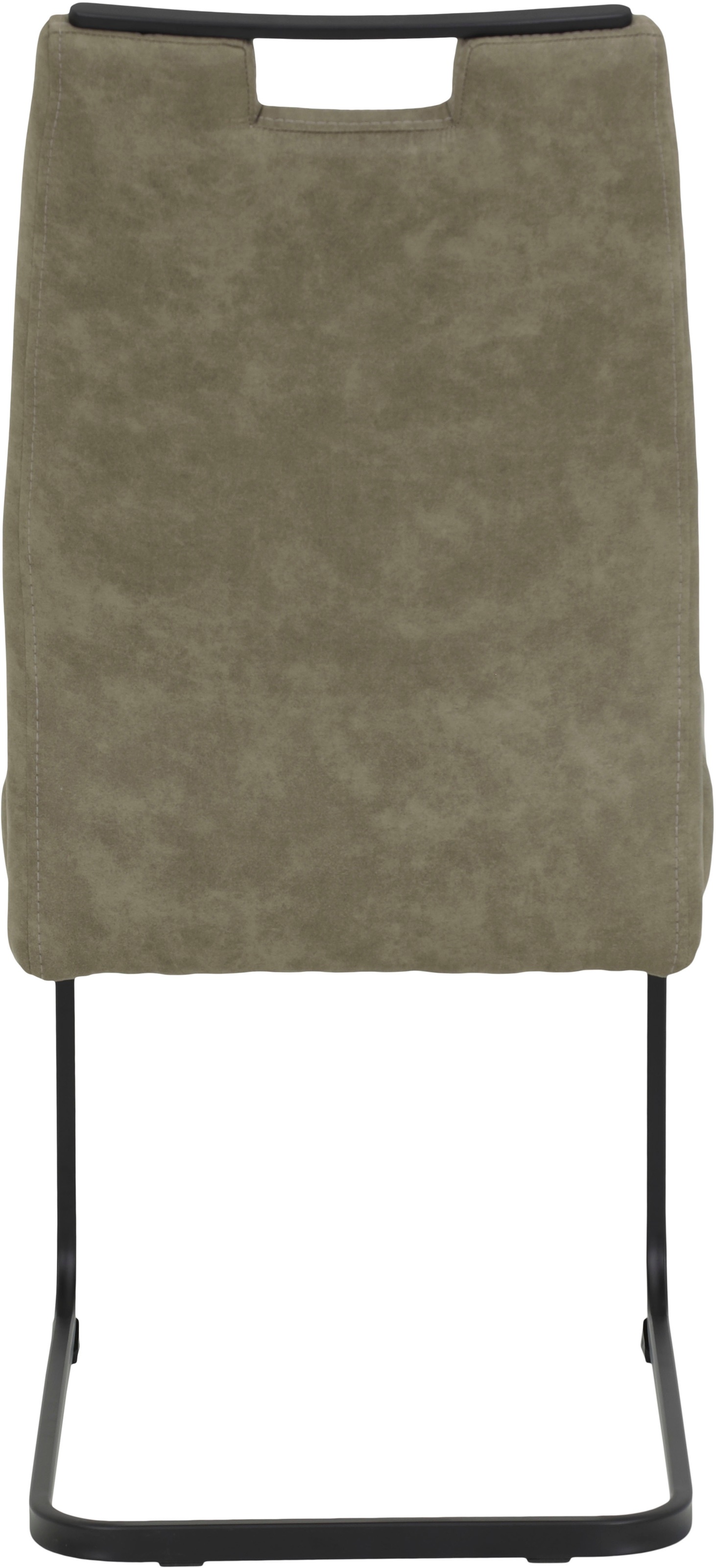 HELA Freischwinger, (Set), 2 St., Microfaser VINTAGE-Polyester, Freischwinger, XL Sitzbreite, Griff, Vintage Optik, 140kg belastbar