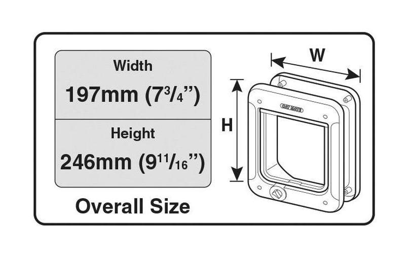 CAT MATE Haustierklappe »Drehverriegelung 4-Wege«