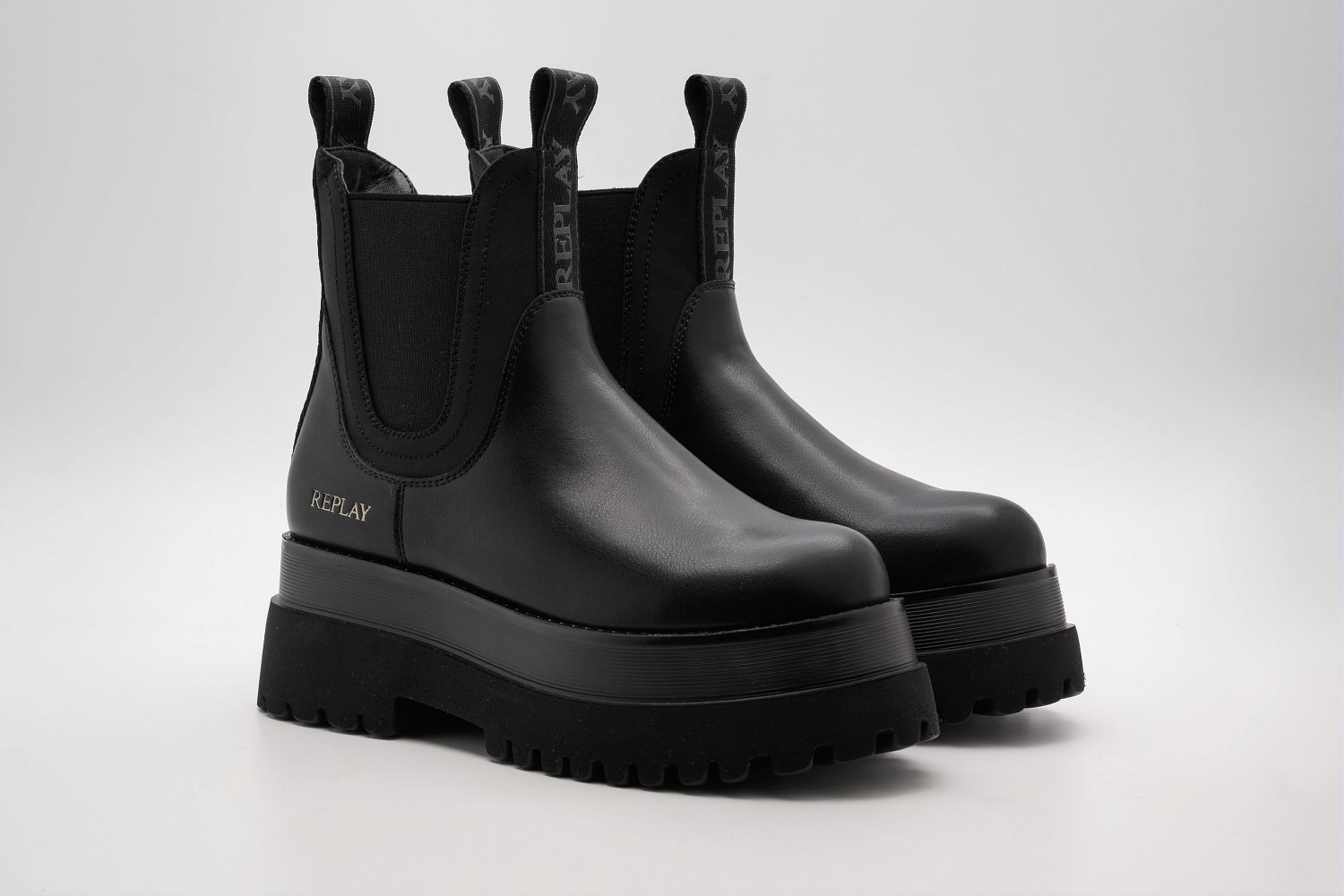 Image of Replay Chelseaboots "ANY MODE" Schlupfboots, Stiefelette mit Stretch und Anziehlaschen