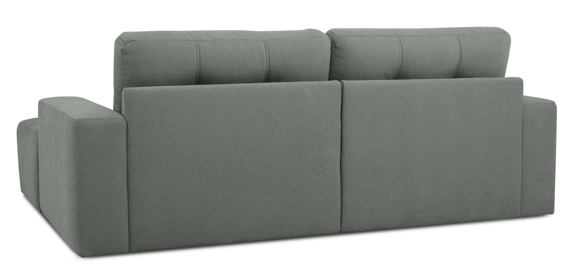 Home affaire Canapé d'angle »Turnon, Lounge-sofa, Breite 221 cm« Chenille, mit Knopf- und Doppelsteppung, elegantes Aussehen