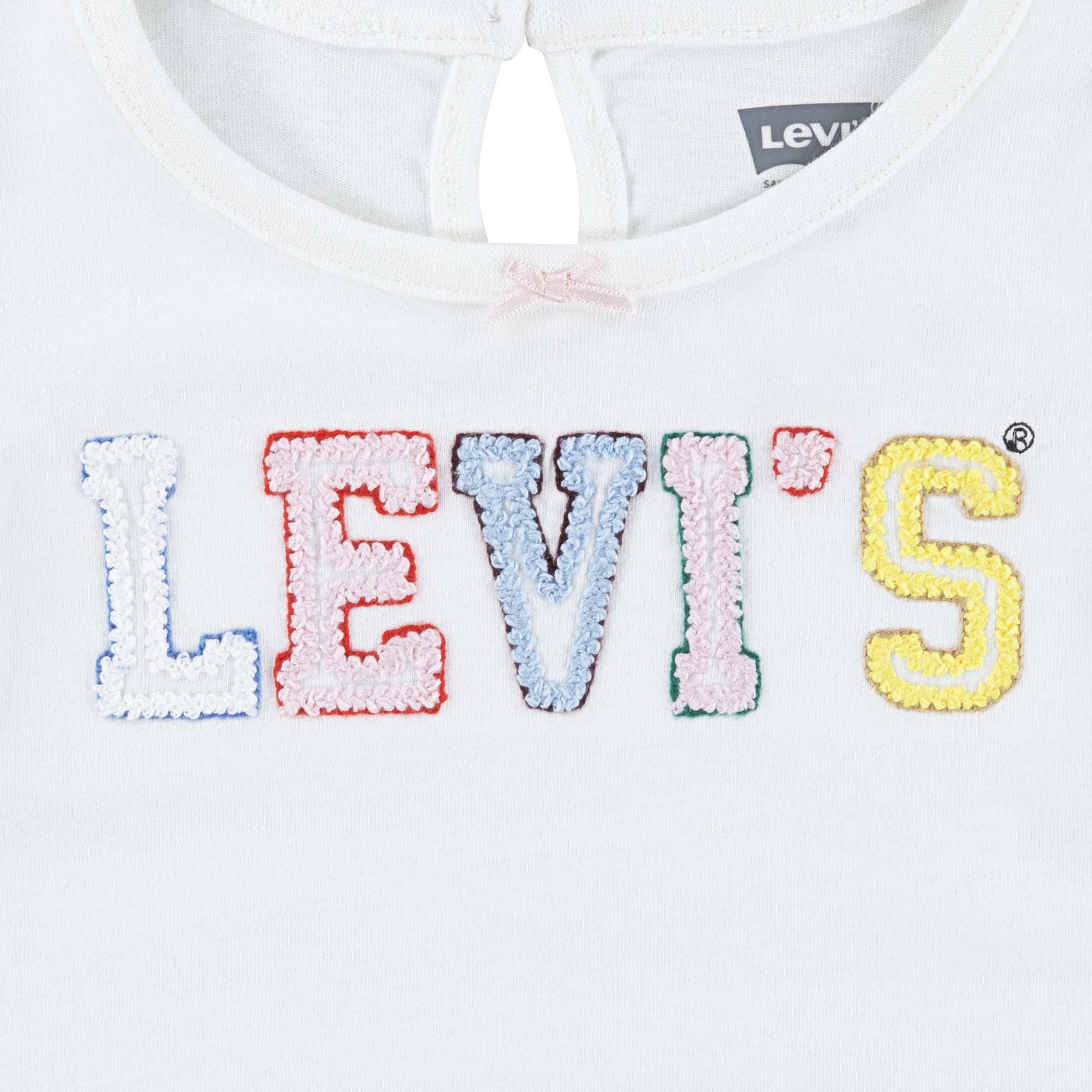 Levi's® Kids Langarmshirt & Hose »LVG CROCHET LEVI'S TOP,JEANS«, mit Blümchenstickereien - for GIRLS