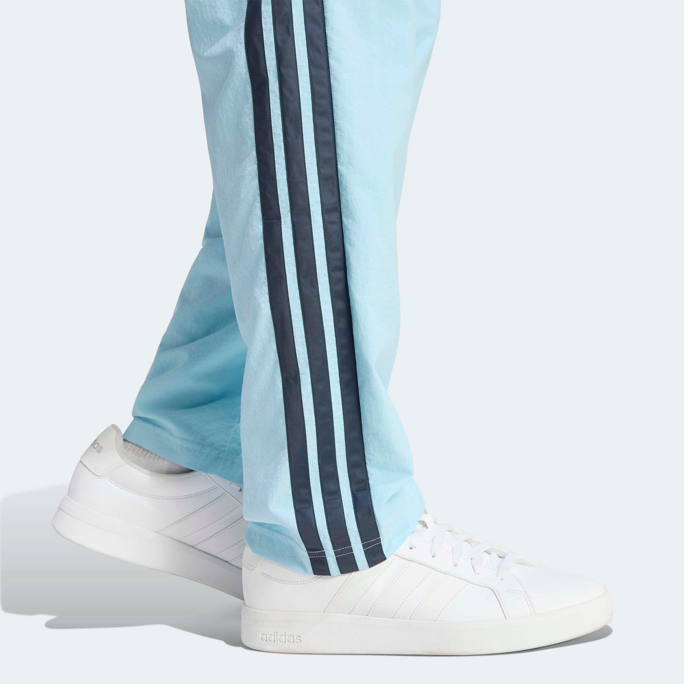 adidas Sportswear Sporthose »ESSENTIALS 3-STREIFEN WOVEN OPEN HEM«