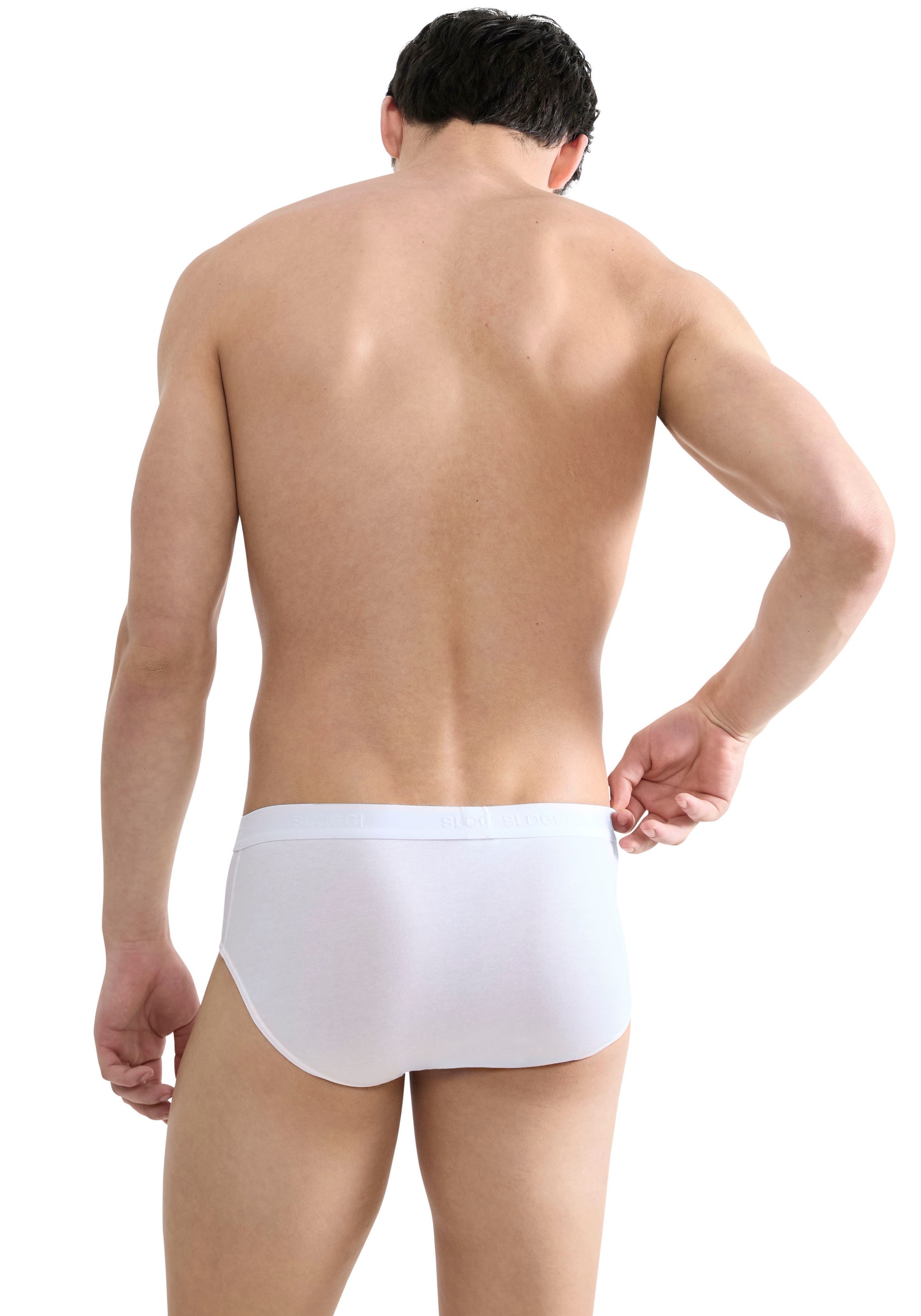 sloggi Midislip »Men 24/7« 2er Pack,  weich, atmungsaktiv, ohne Eingriff, Softbund, Baumwollmix