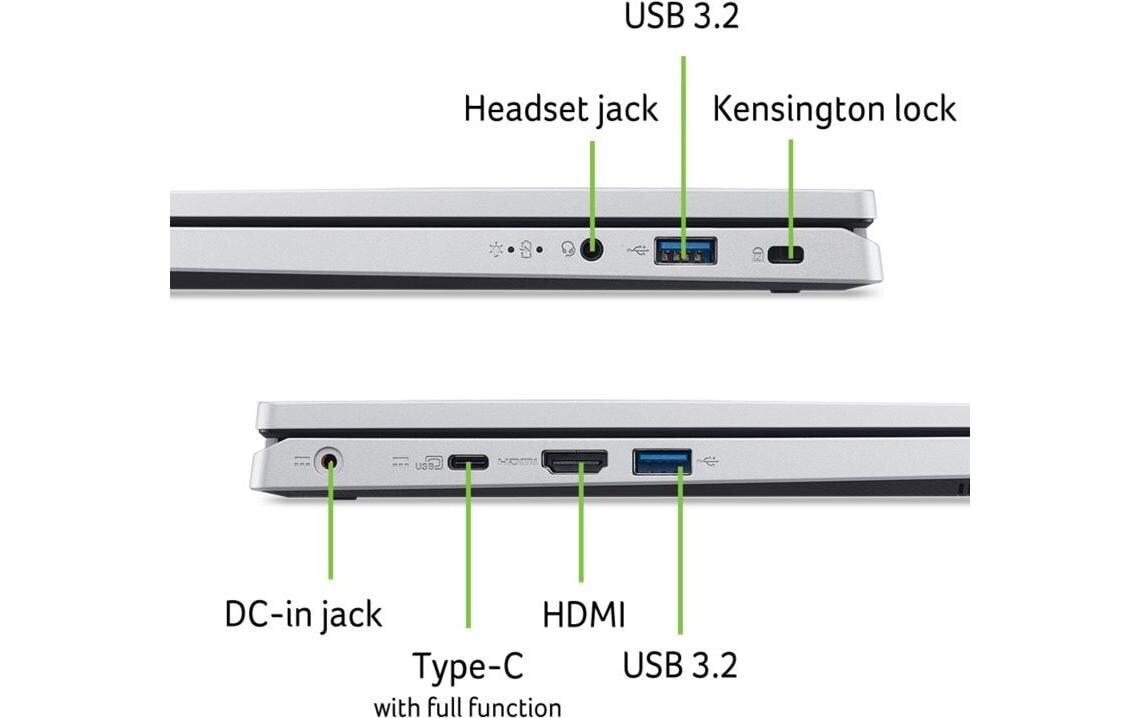 Acer Notebook »Aspire Go 14 (AG14-31P-C2US) N100 4 GB 128 GB«, 35,42 cm, / 14 Zoll, Intel, UHD Graphics