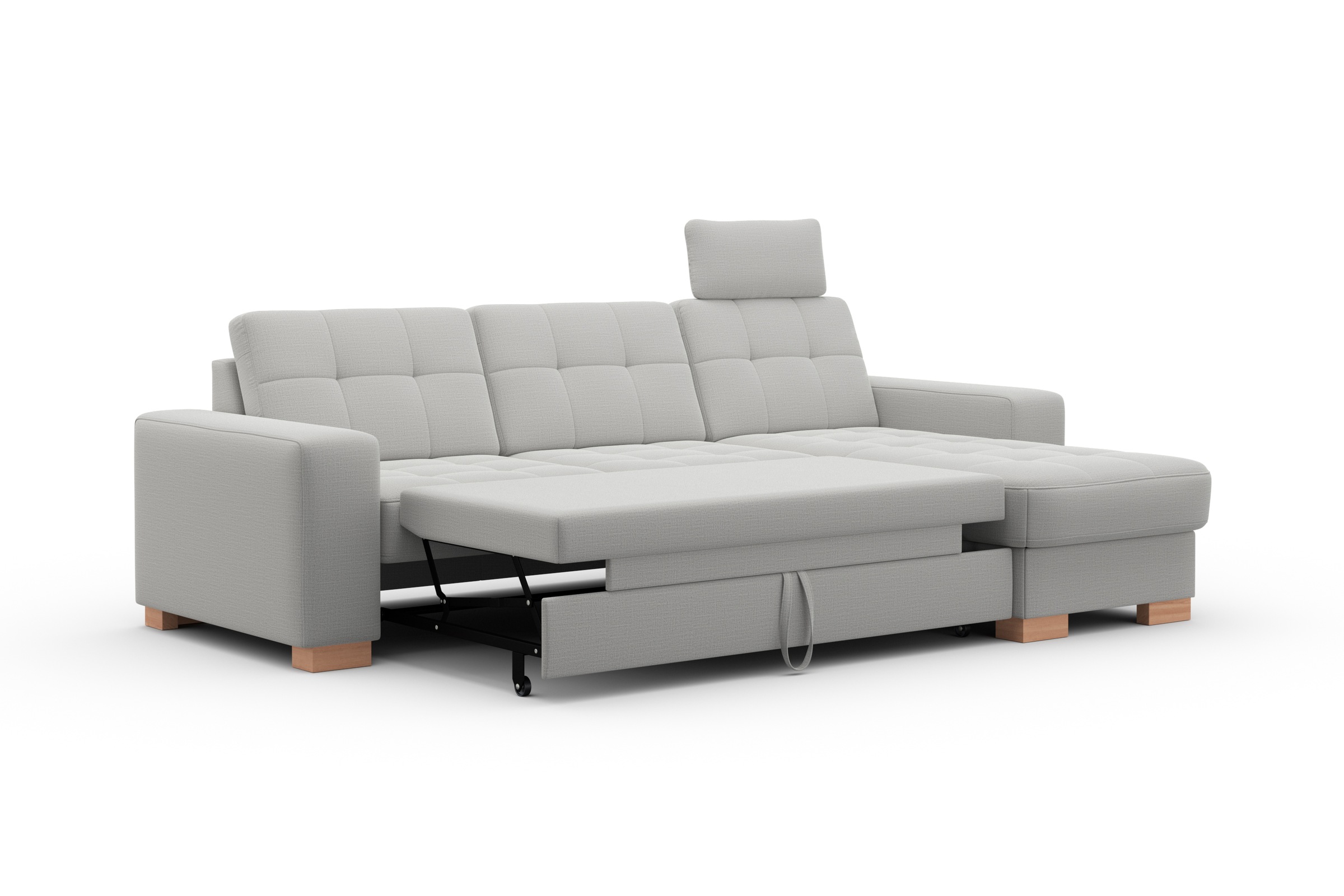 sit&more Ecksofa »Quincy L-Form«, wahlweise mit Bettfunktion und Bettkasten