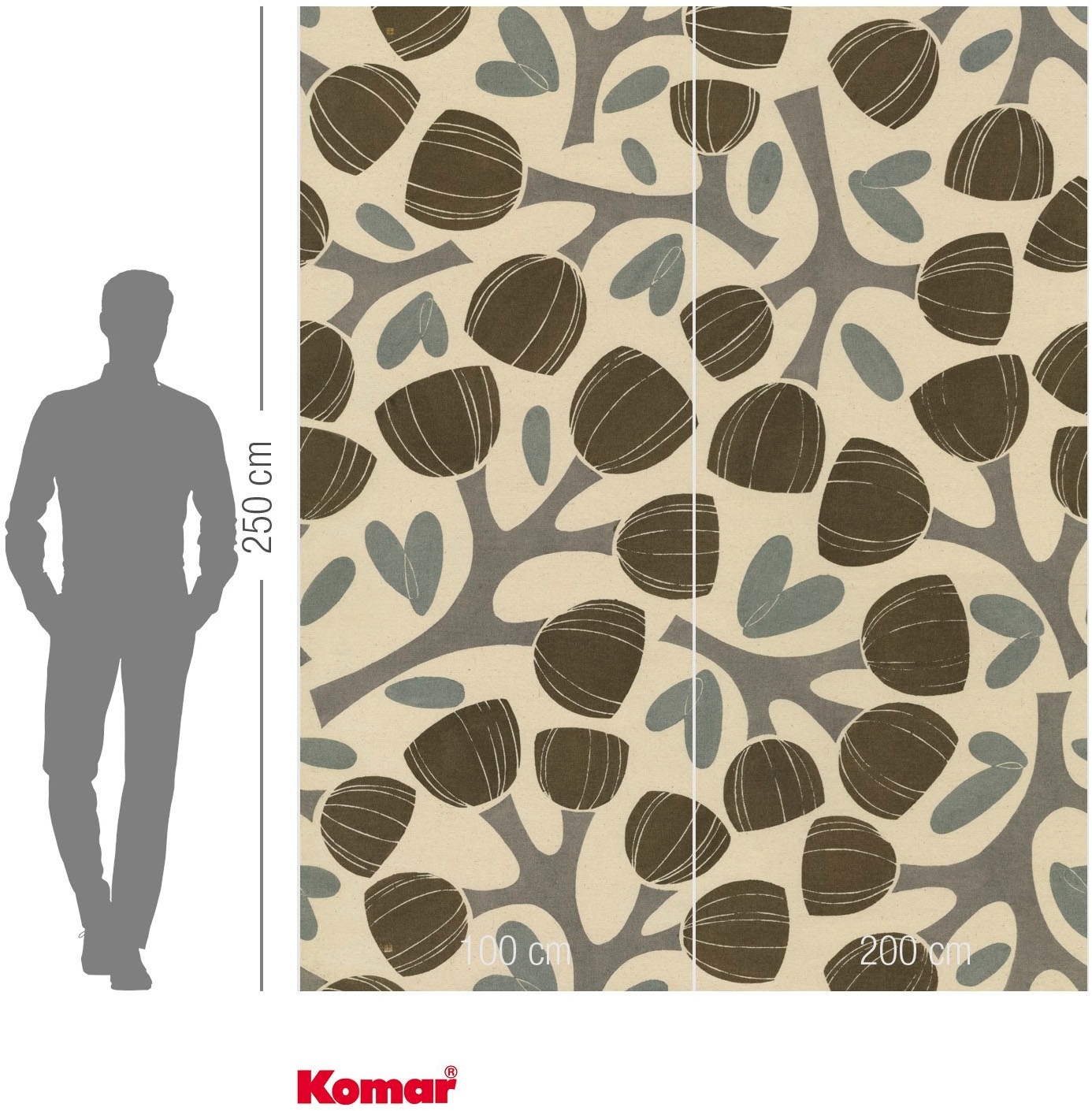 Komar Fototapete »Vlies Fototapete - Oak Tree - Grösse 200 x 250 cm« Motiv | bedruckt glatt