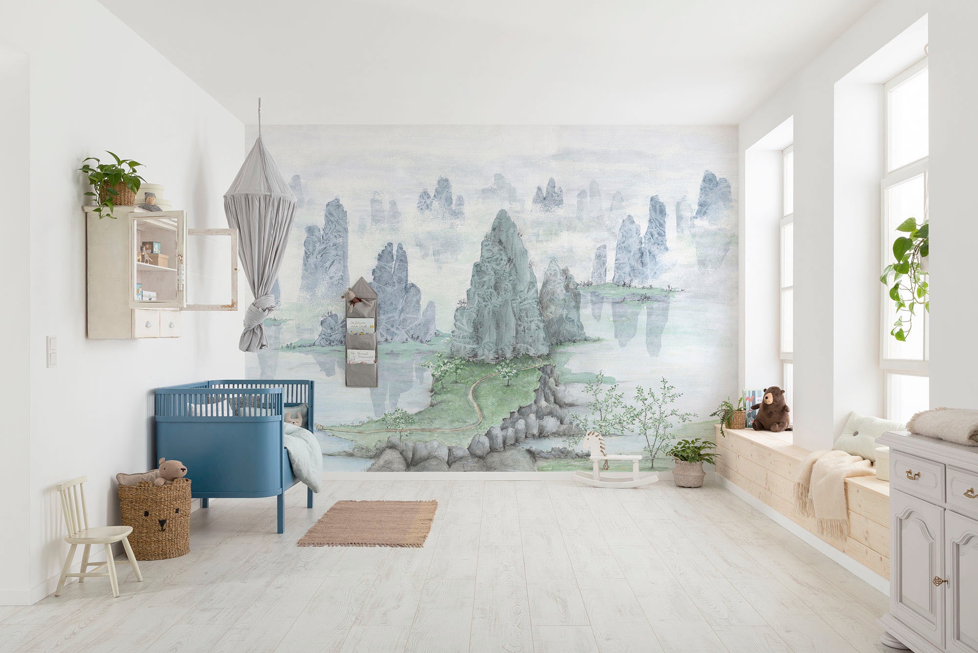 Image of Komar Fototapete "Digitaldruck Vlies - Fairyland - Grösse 350 x 250 cm" bedruckt glatt Wohnzimmer, Schlafzimmer