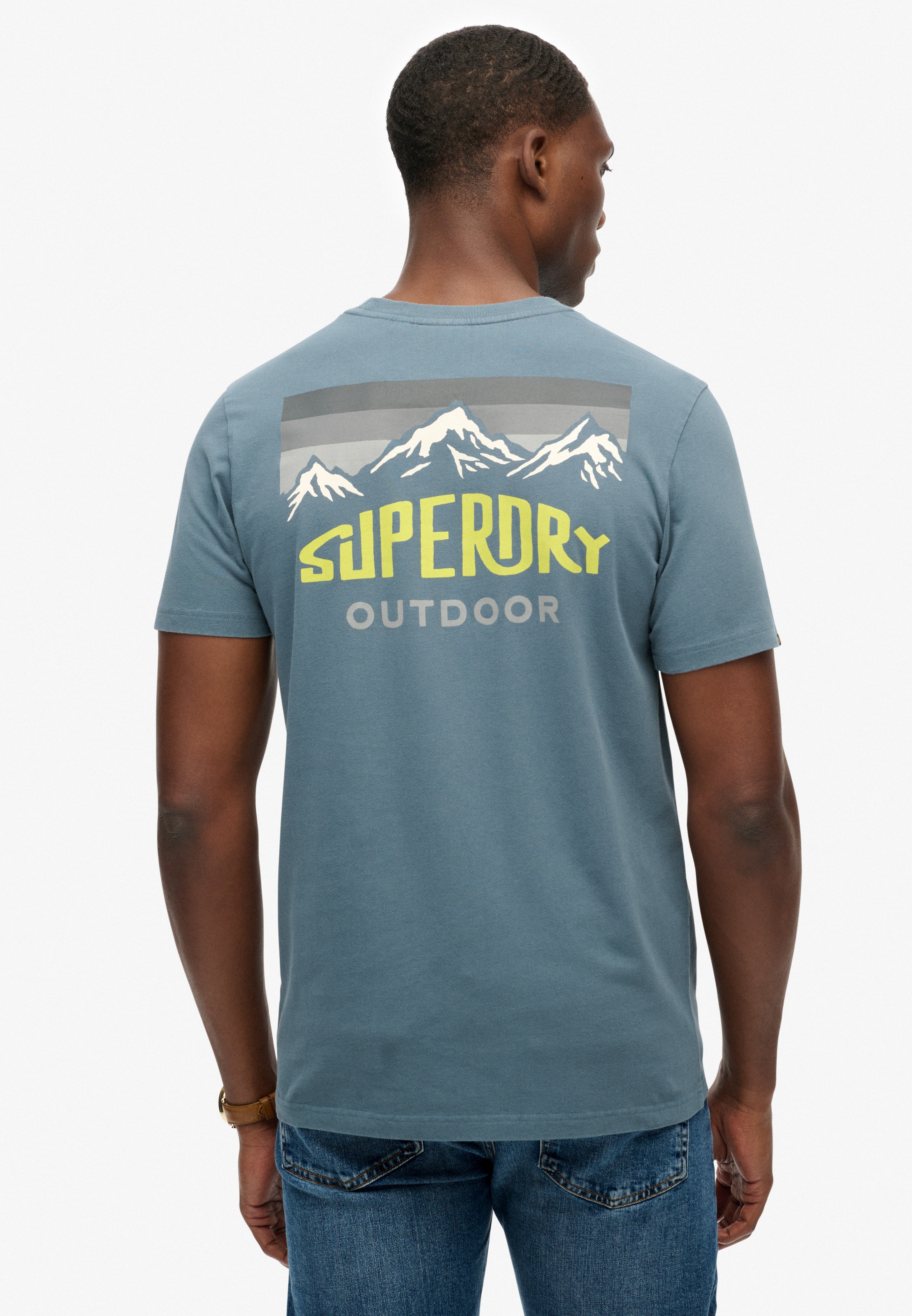 Superdry Shirt à col rond »MOUNTAIN RELAXED TEE«