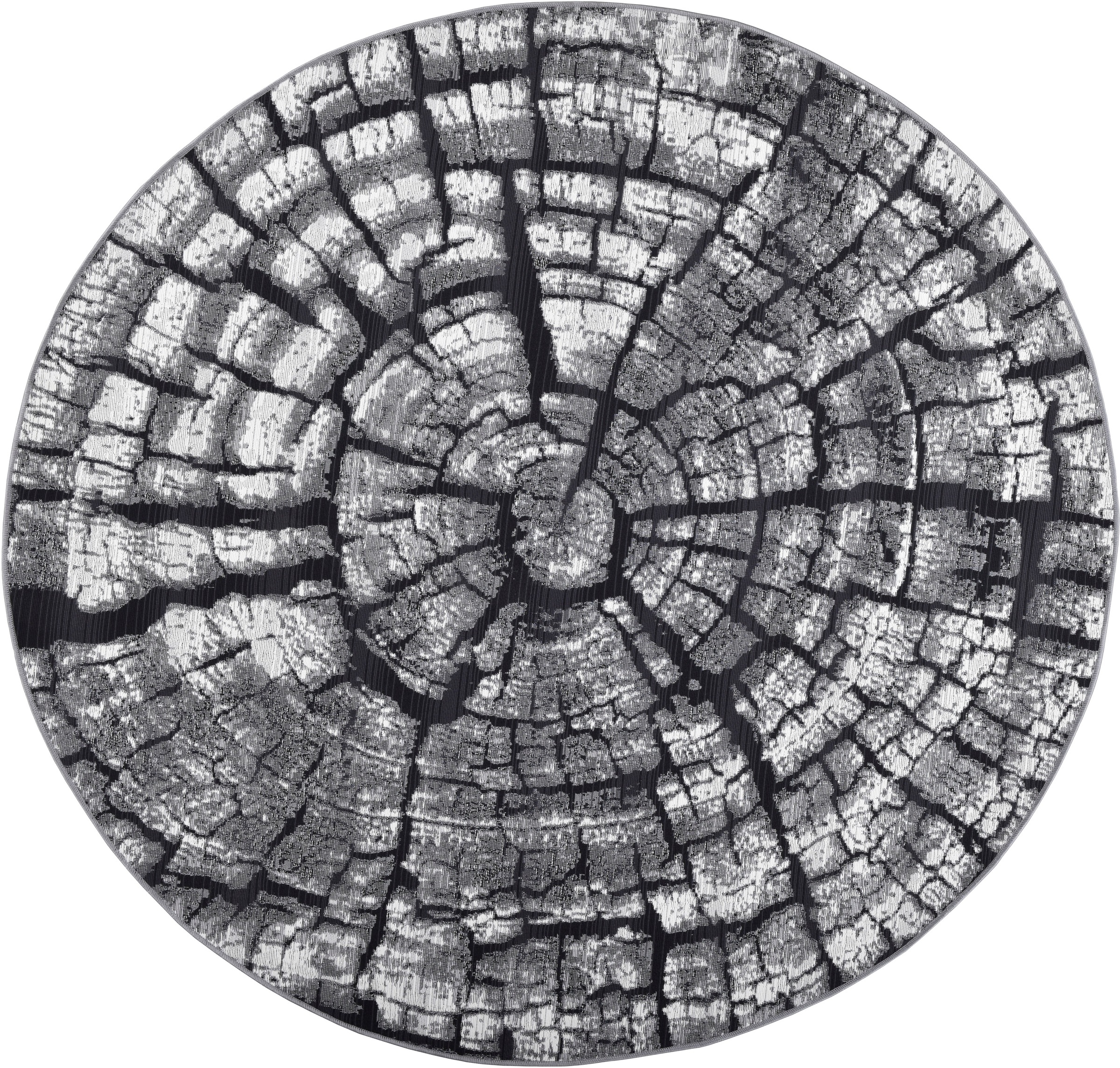 Image of Gino Falcone Teppich »Aurora GF-095«, rund, 5 mm Höhe, Holz Optik, ideal im Wohnzimmer & Schlafzimmer bei Ackermann Versand Schweiz