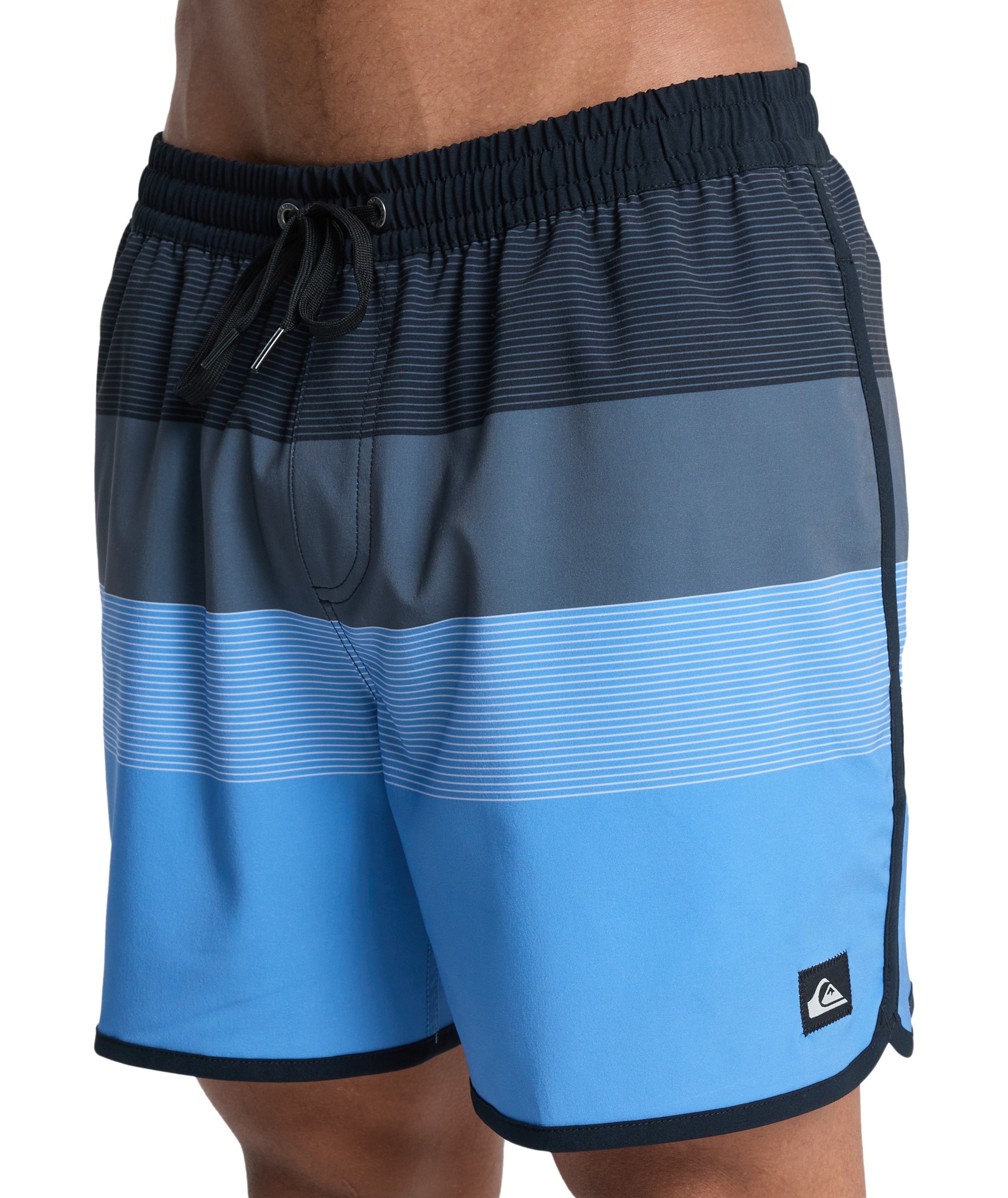 Quiksilver Short de bain »STRETCH SCALLOP VOLLEY 16« matière à séchage rapide, en polyester et élasthanne