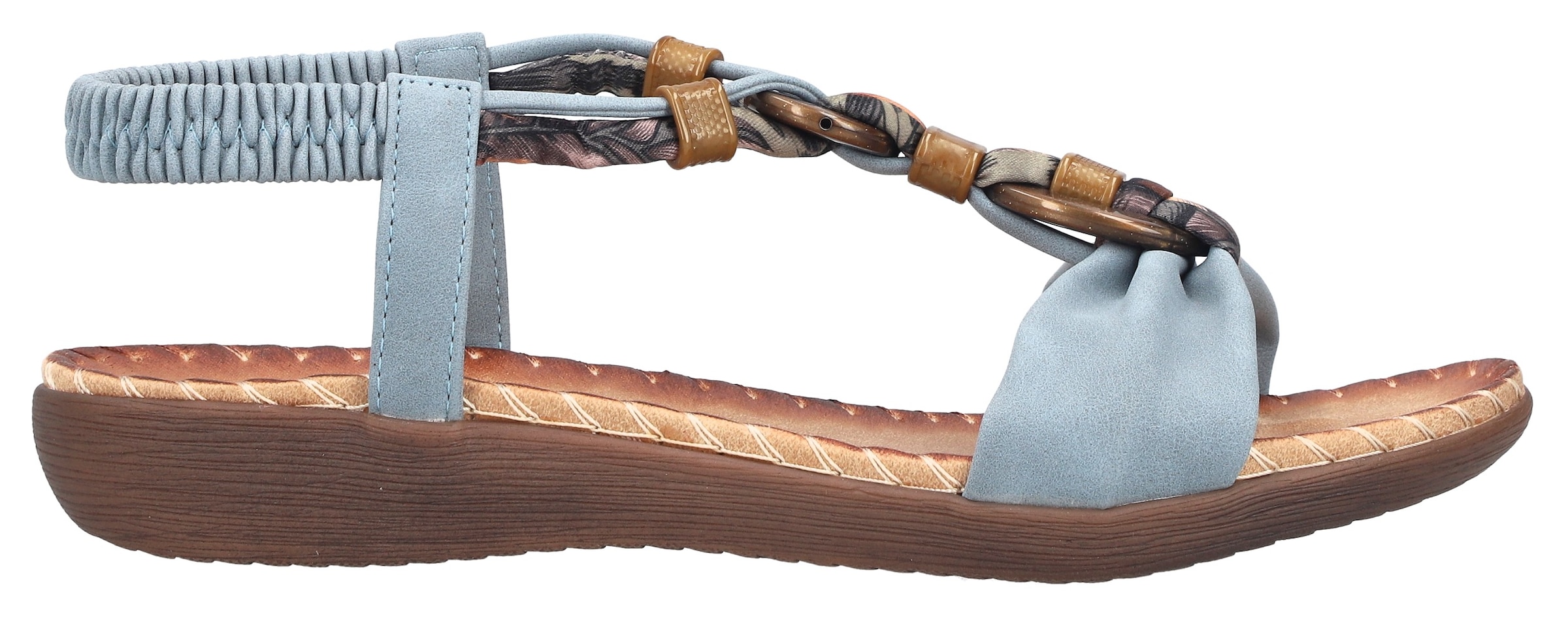 Rieker Sandale  Chaussure d'été, chaussure de vacances, bride arrière avec élastique