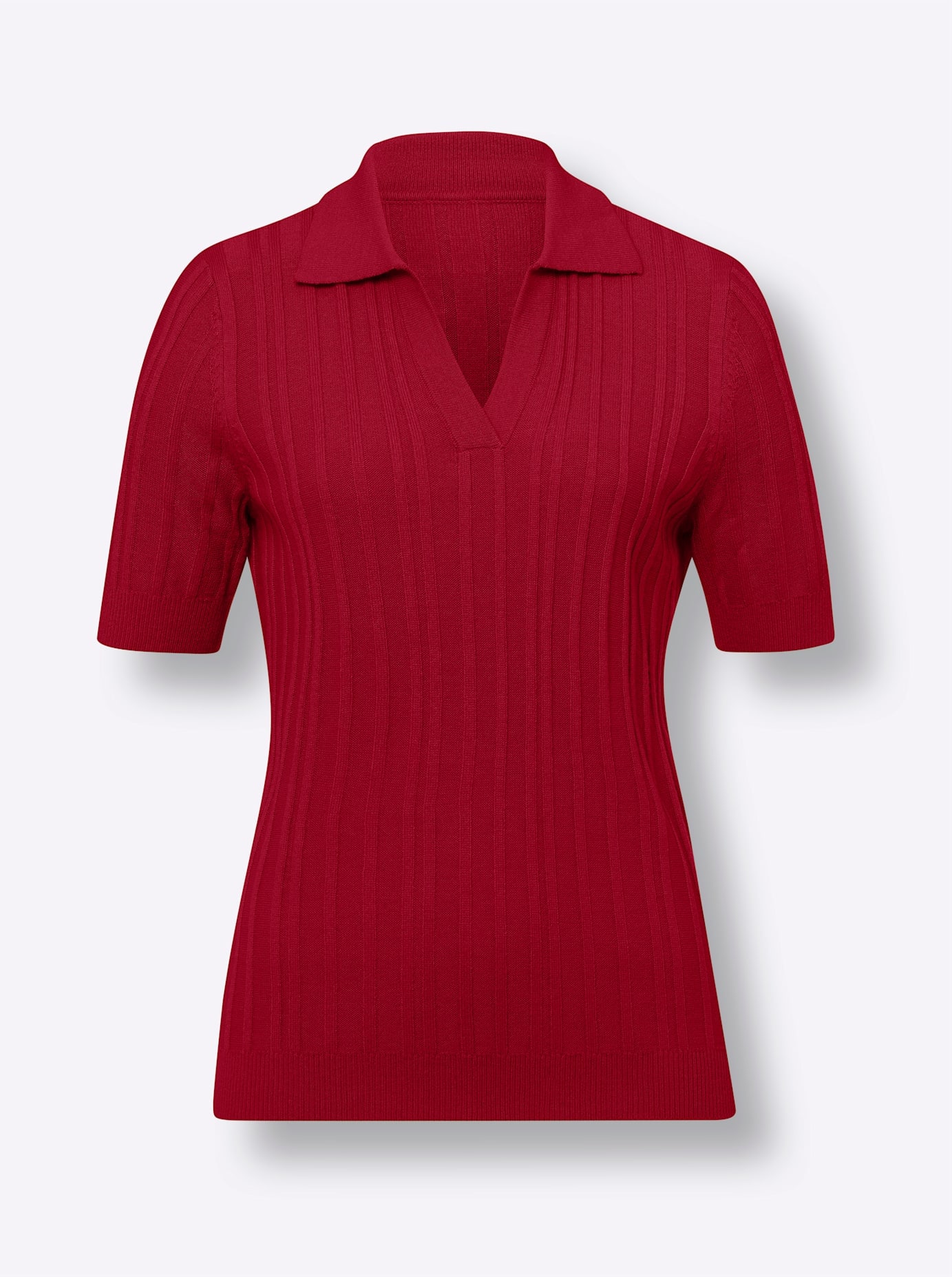 Classic Basics Polokragenpullover »Kurzarm-Pullover«
