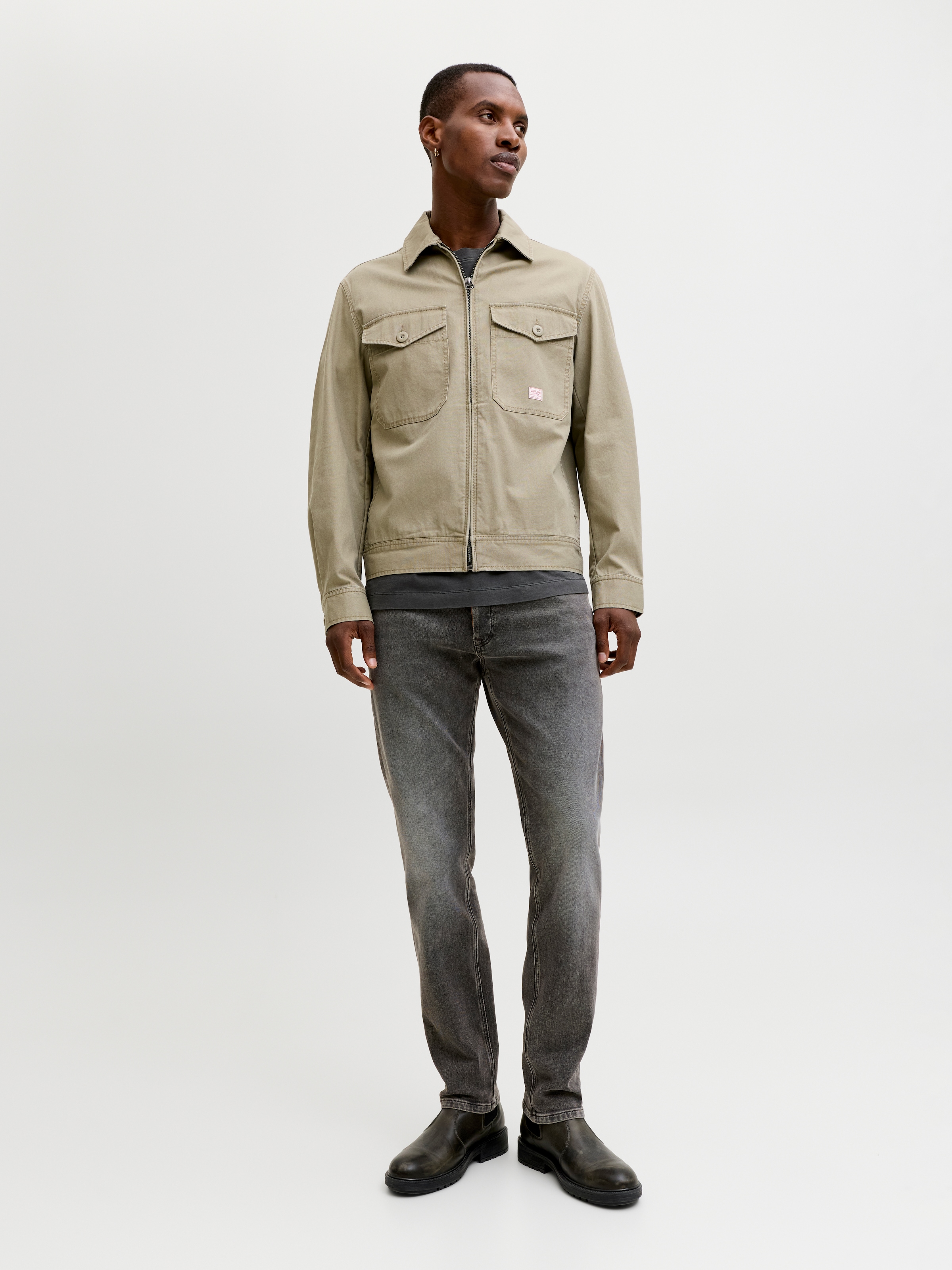 Jack & Jones Tapered-fit-Jeans »JJIMIKE JJWELLS JJ« Baumwollmischung, comfort fit