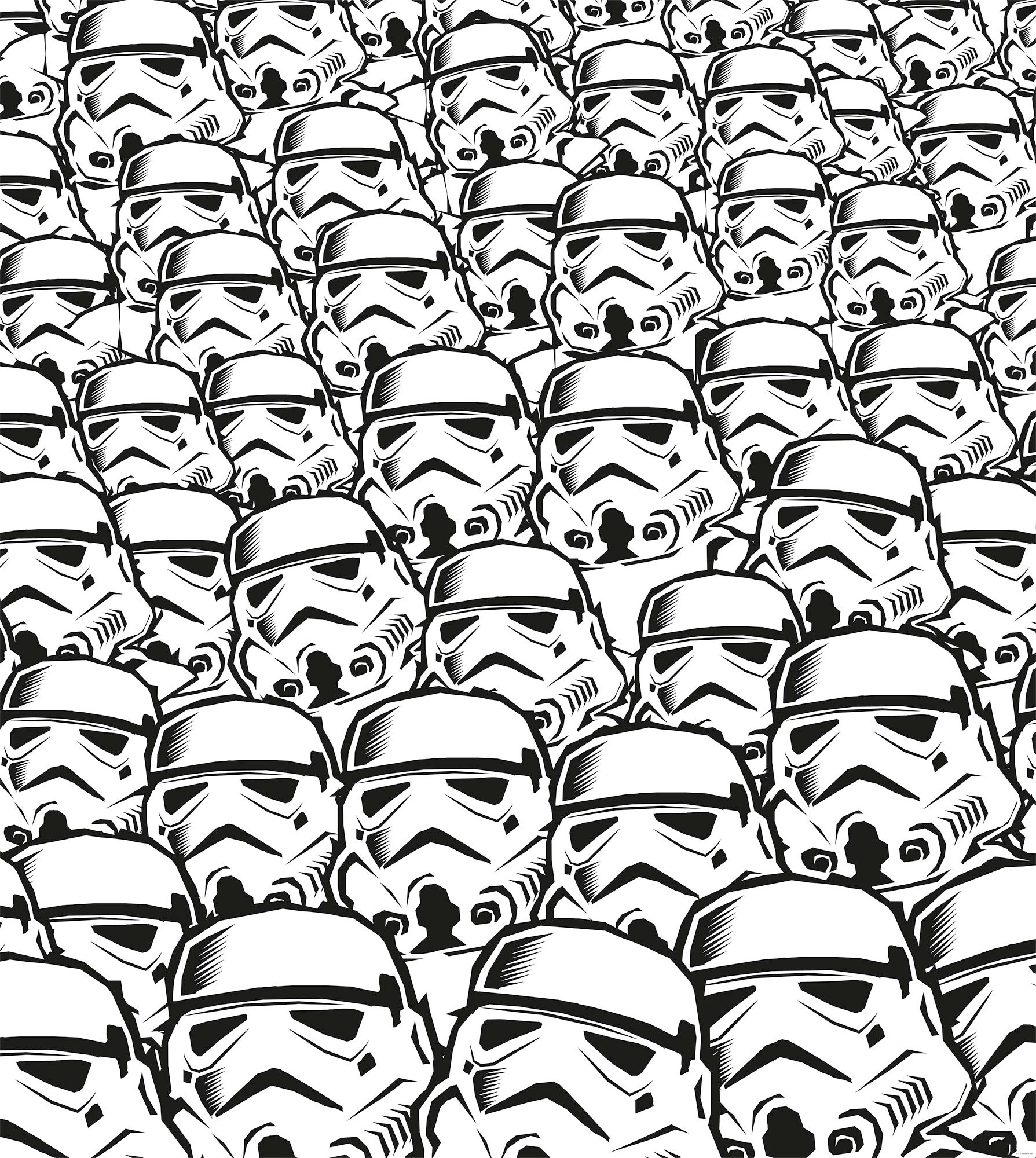 Image of Komar Fototapete »Star Wars Stormtrooper Swarm«, bedruckt-Comic-Retro-mehrfarbig, BxH: 250x280 cm bei Ackermann Versand Schweiz