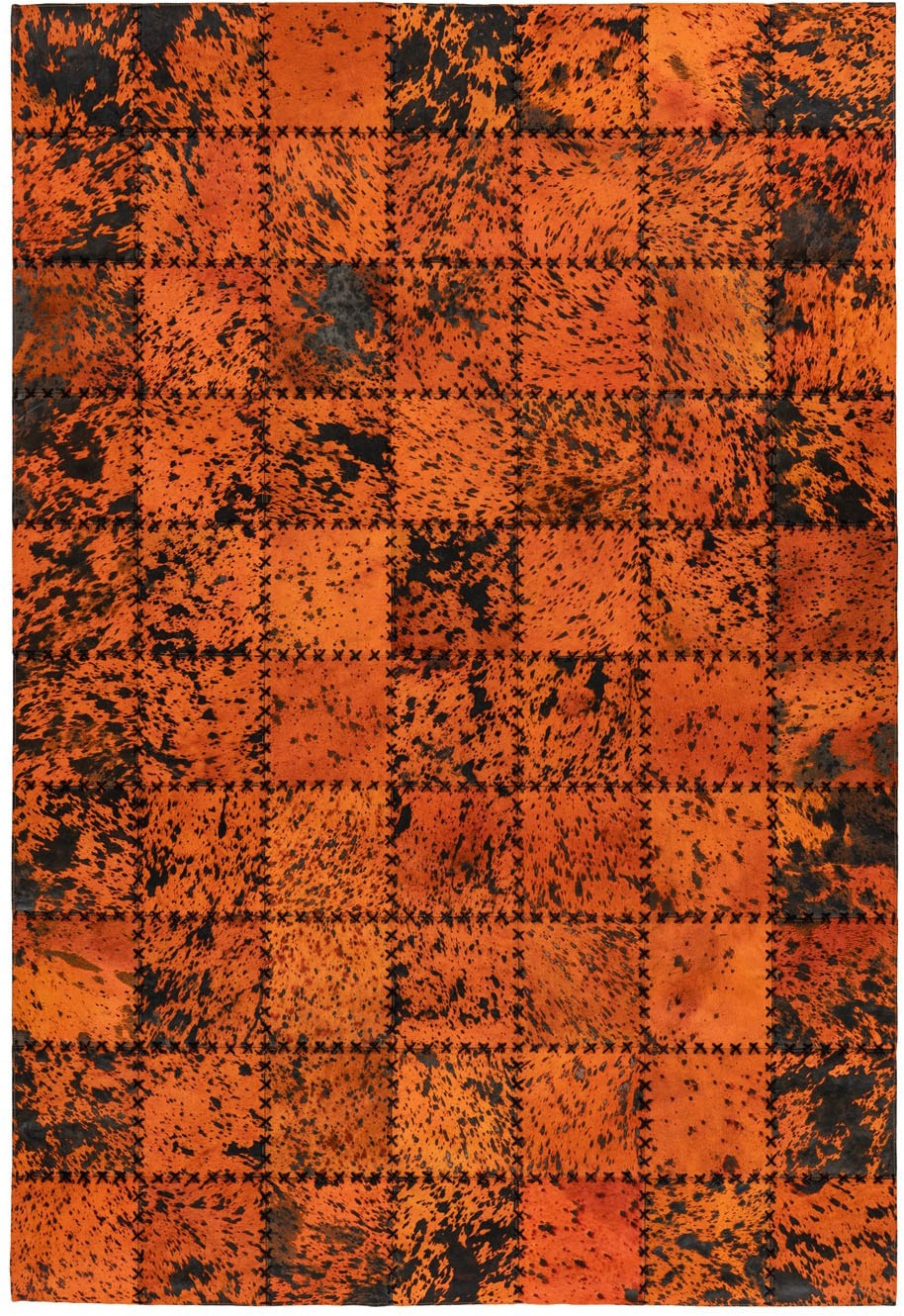 Arte Espina Teppich »Voila 100« rechteckig 5 mm Höhe handgenähter Flachflor-Teppich im Patchwork-Design.