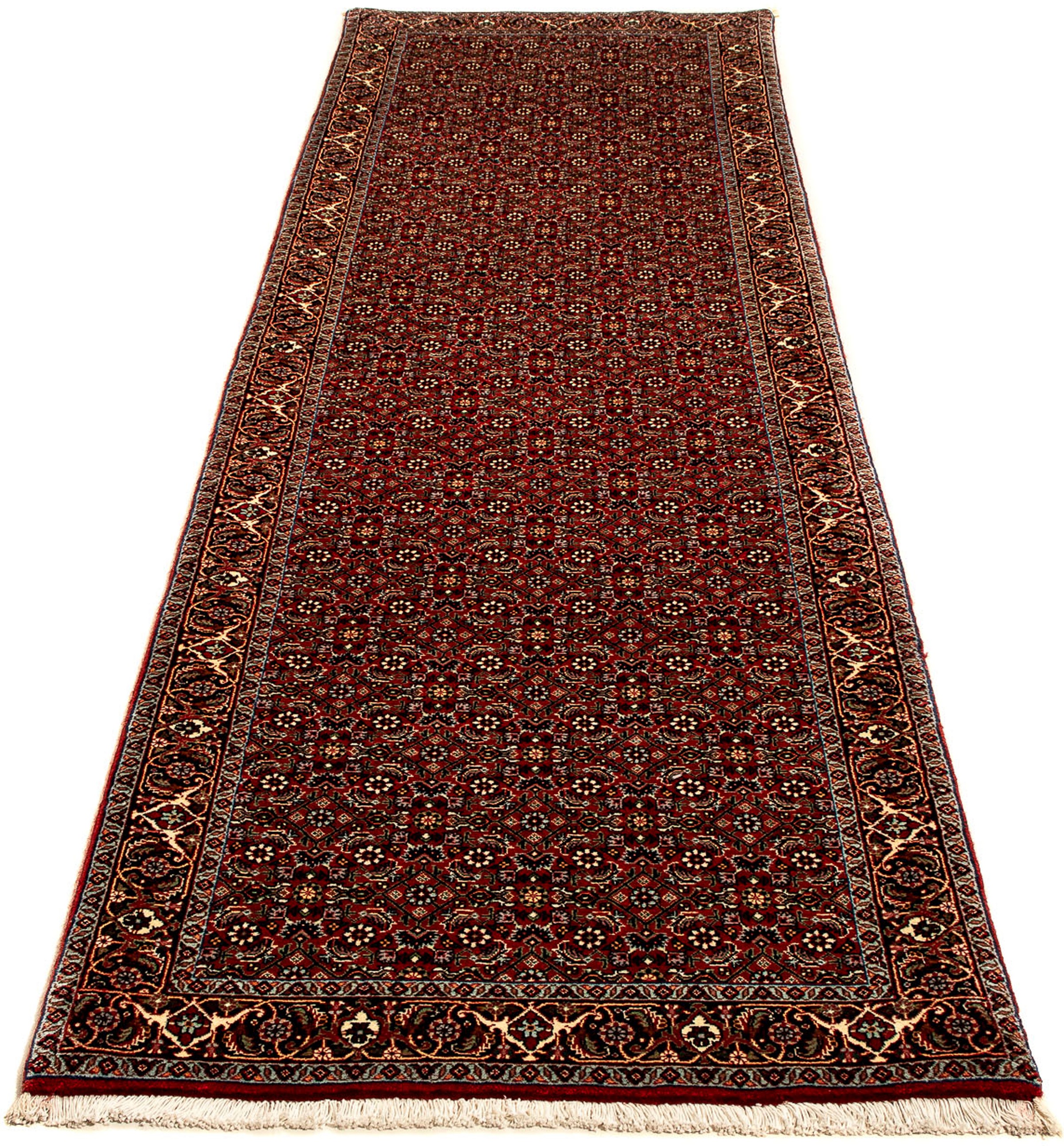 Image of morgenland Orientteppich »Perser - Bidjar - 298 x 83 cm - mehrfarbig«, rechteckig, 15 mm Höhe, Wohnzimmer, Handgeknüpft, Einzelstück mit Zertifikat bei Ackermann Versand Schweiz