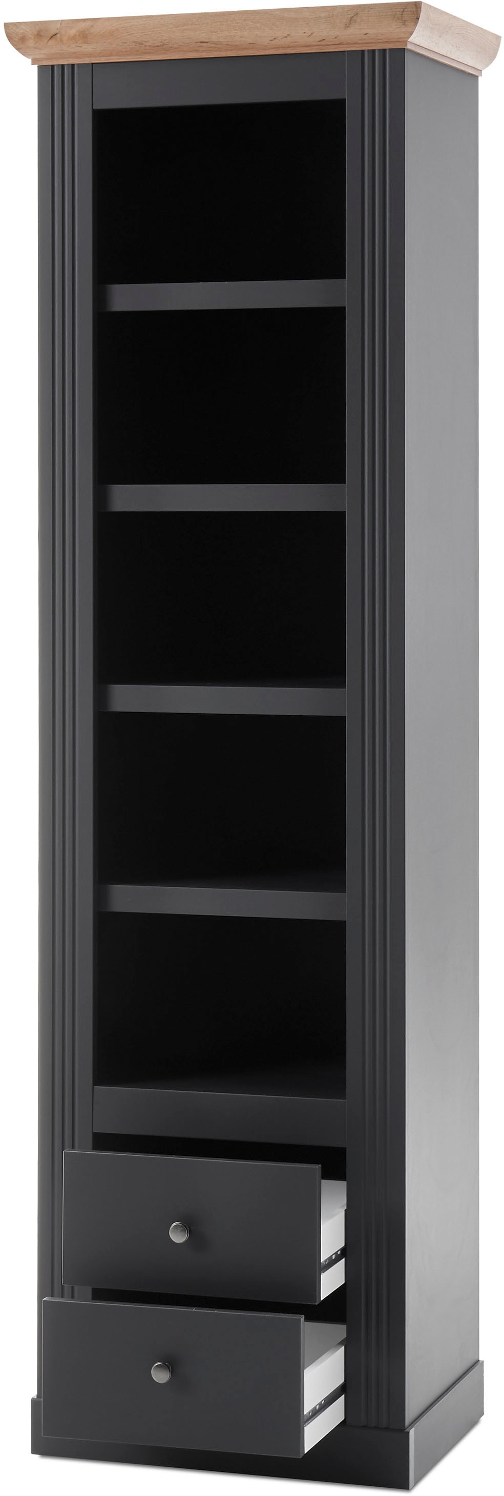 GOODproduct Wohnwand »Westminster TOPSELLER!« Set, Vitrine, Lowboard, Standregal, Wandregal, 4 Stk. tlg.