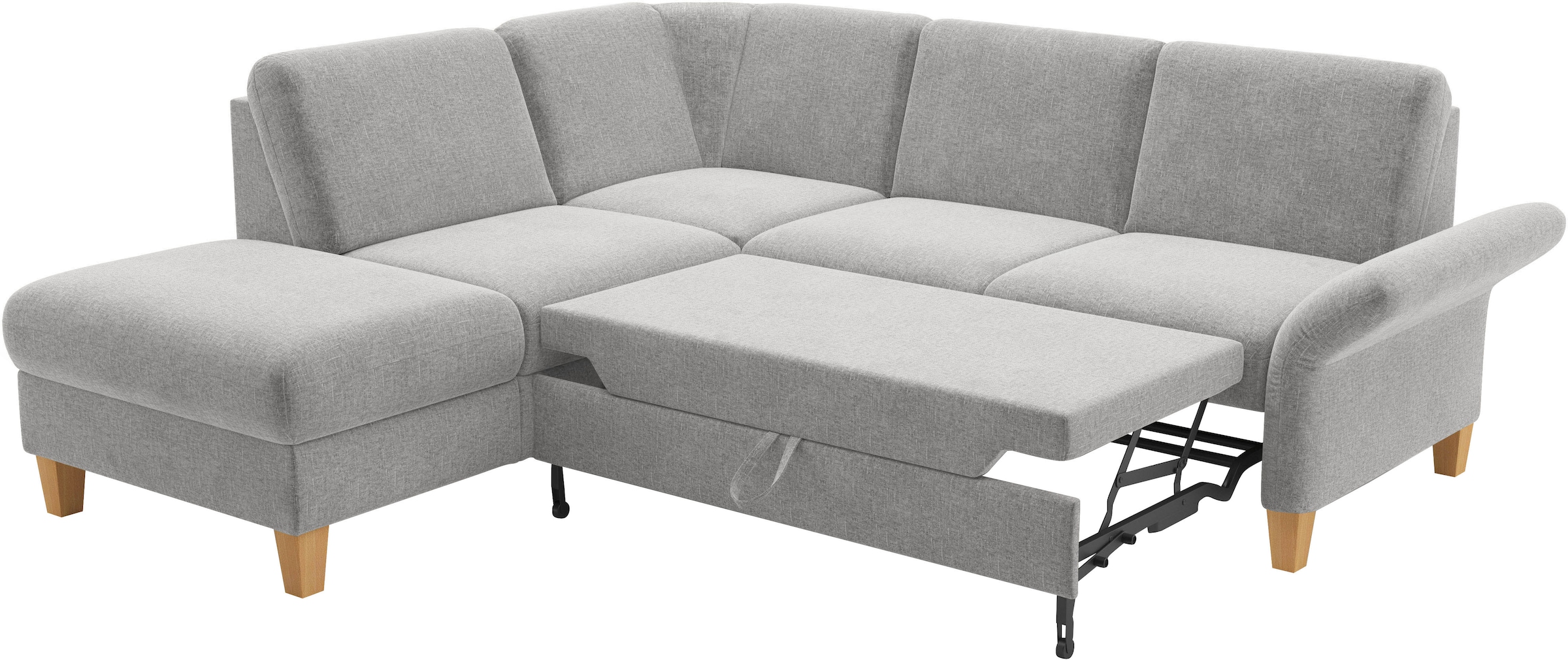 Home affaire Ecksofa »Rochelle, L-Form«, wahlweise mit Armteilverstellung, Bettfunktion und Bettkasten