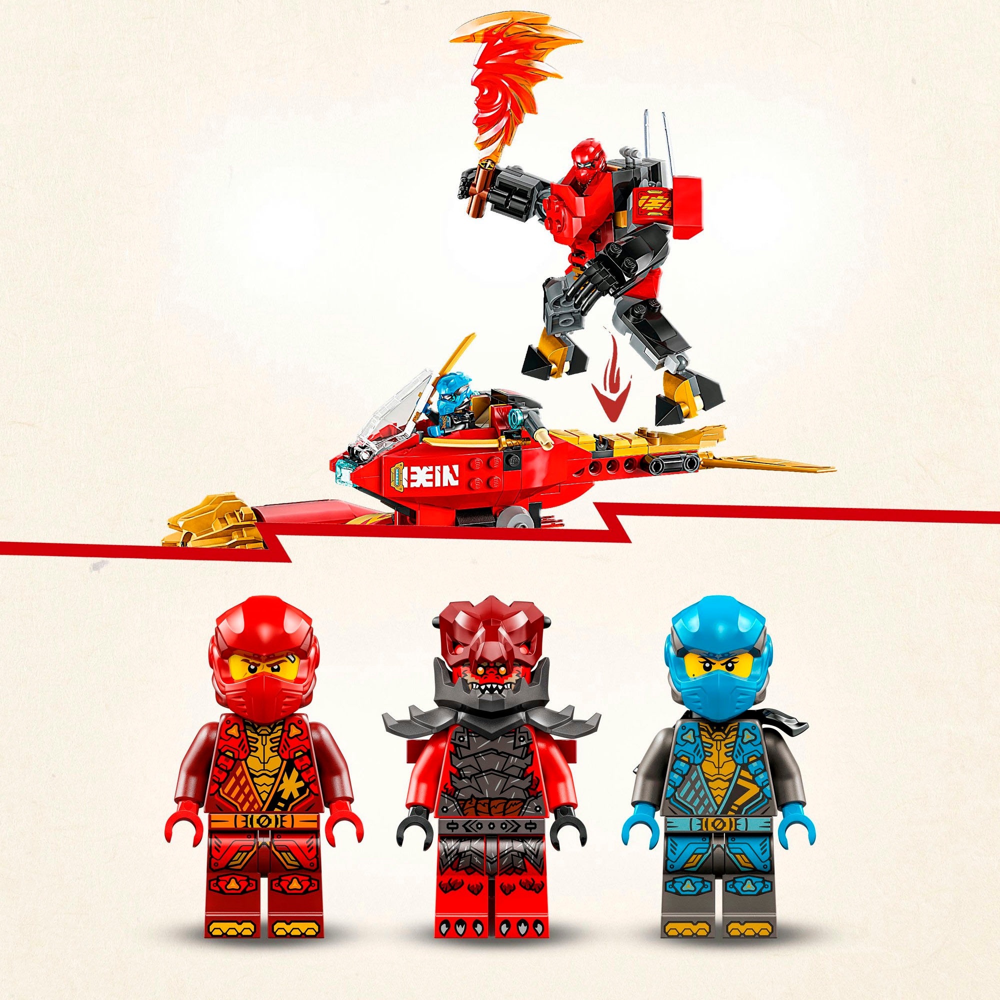 LEGO® Pions de construction »Kais Sturmreiter-Mech (71830), LEGO Ninjago« Made in Europe