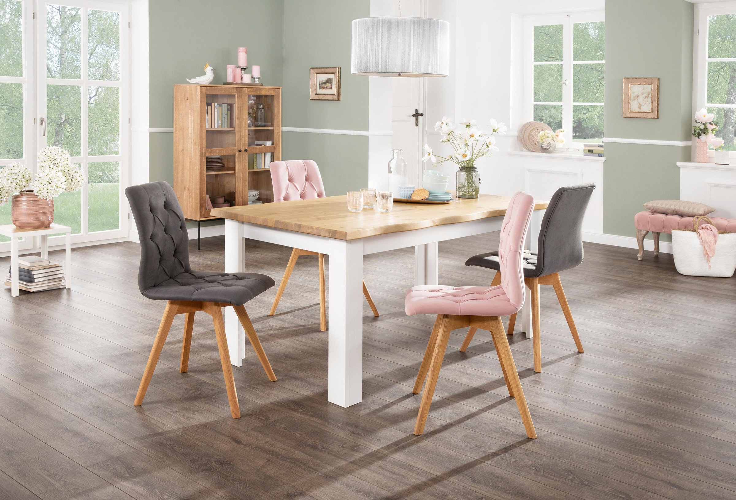 GOODproduct 4-Fussstuhl »Rania« (Set) 2 Stk.Im 2er/4er/6er-Set