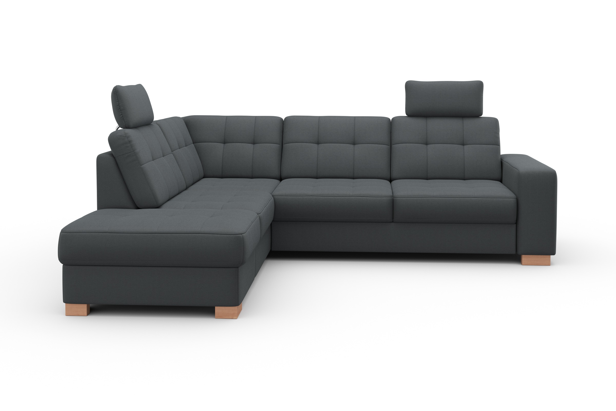 sit&more Ecksofa »Quincy L-Form«, wahlweise mit Bettfunktion und Bettkasten
